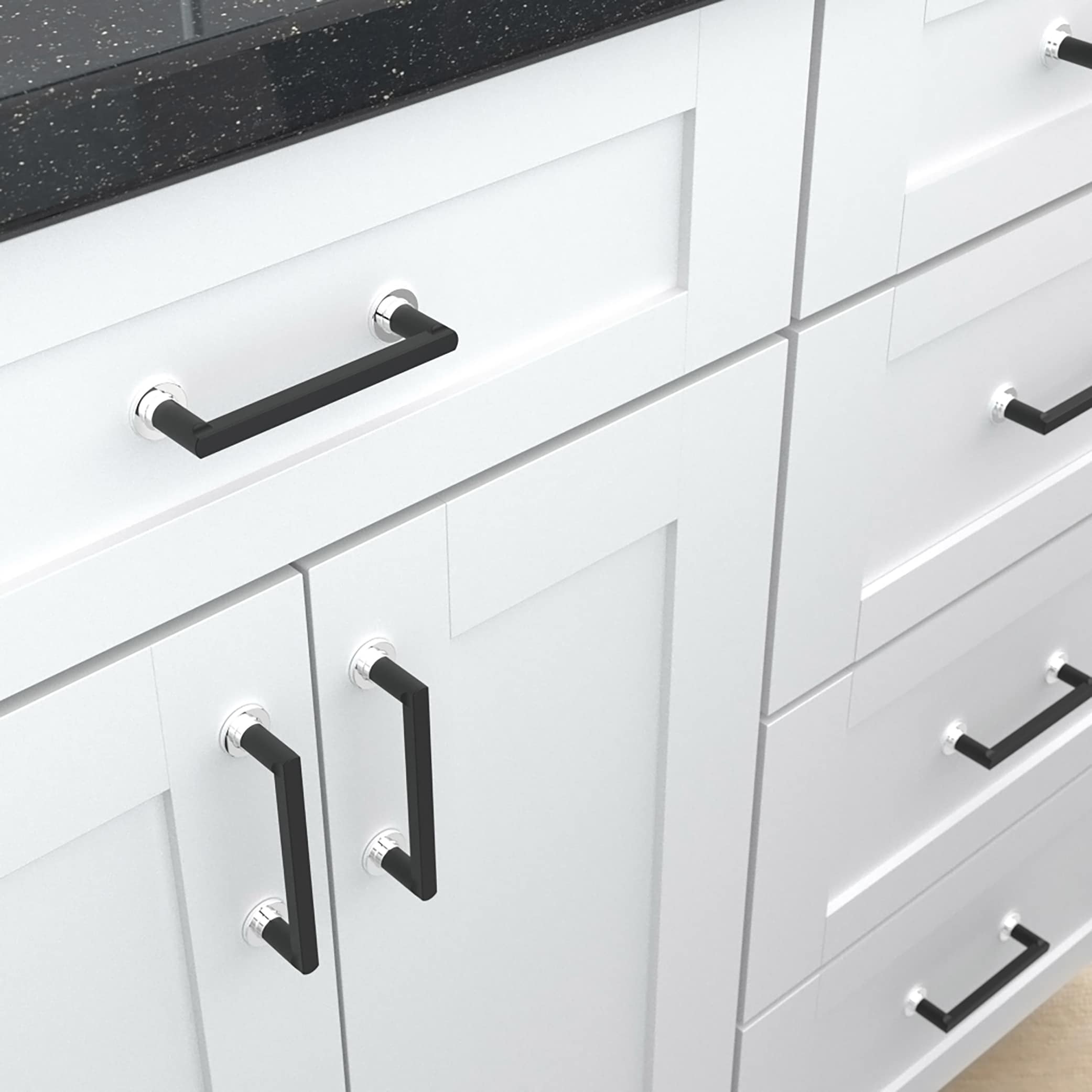Origin 21 CAB-096-439-MB-CH-6P Cabinet-Pulls - View #7