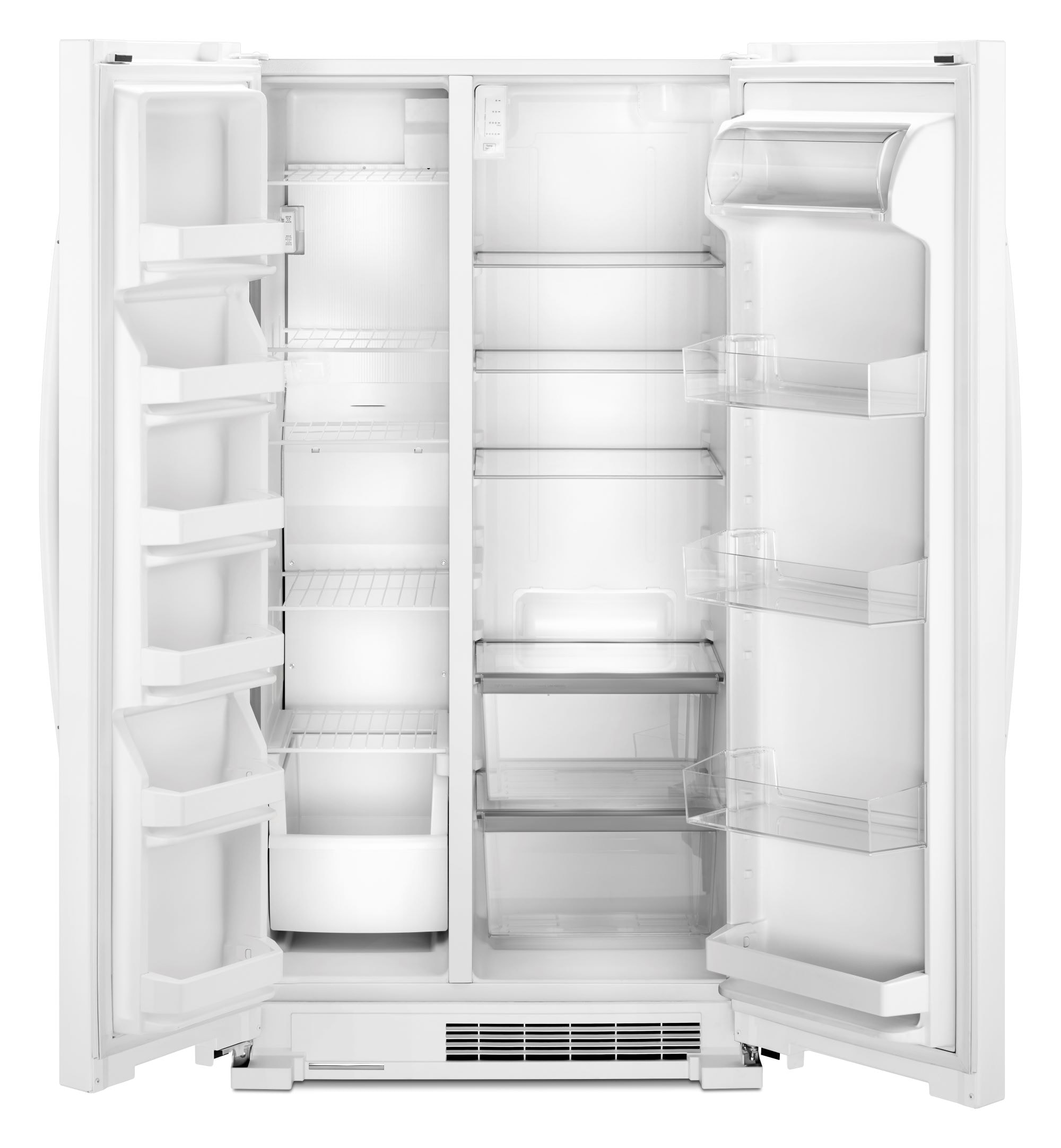 Whirlpool 25.1-cu ft Side-by-Side Refrigerator (White) in the Side-by ...