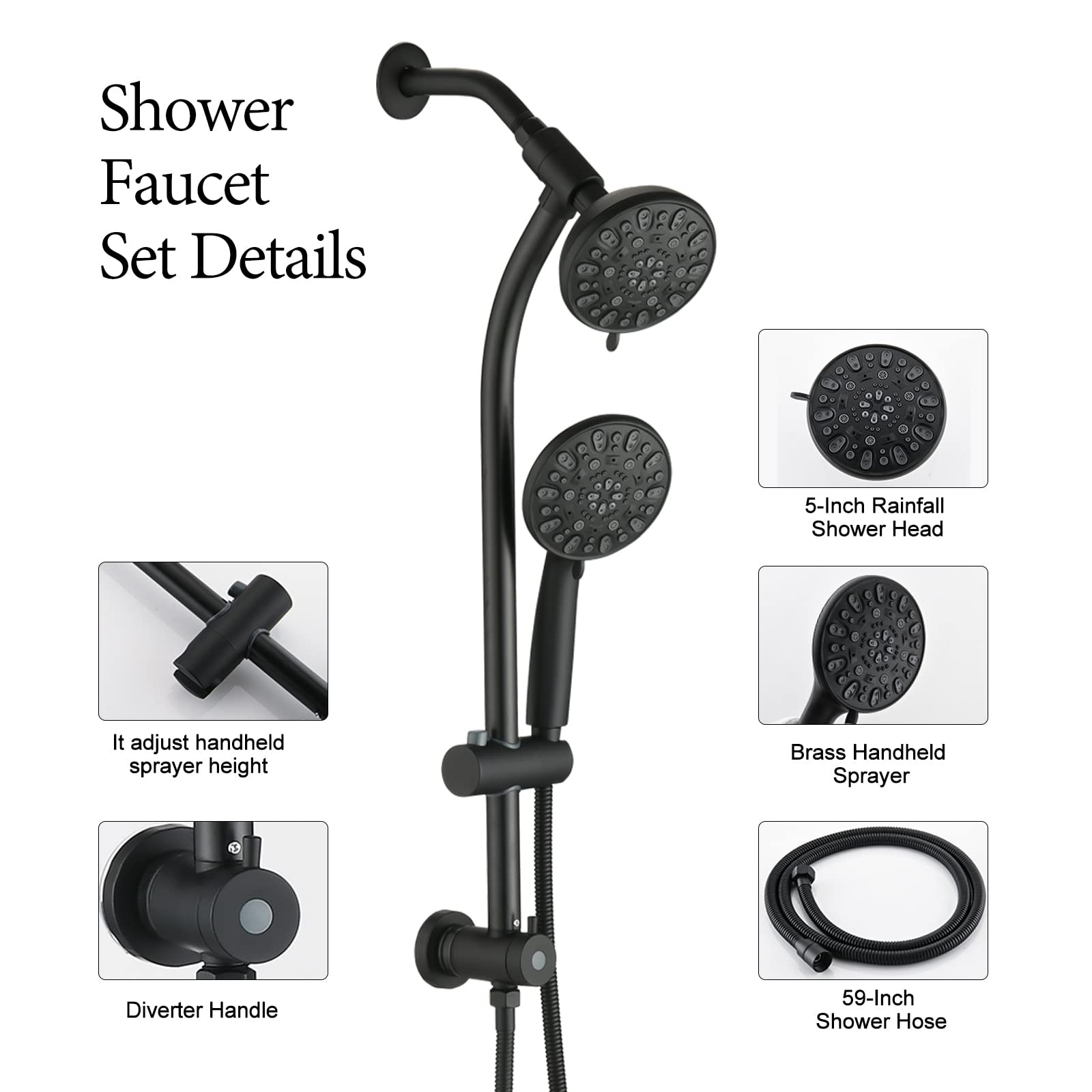 UCLIMAA UCAE428MB Showerhead-Bar-Panels - View #5