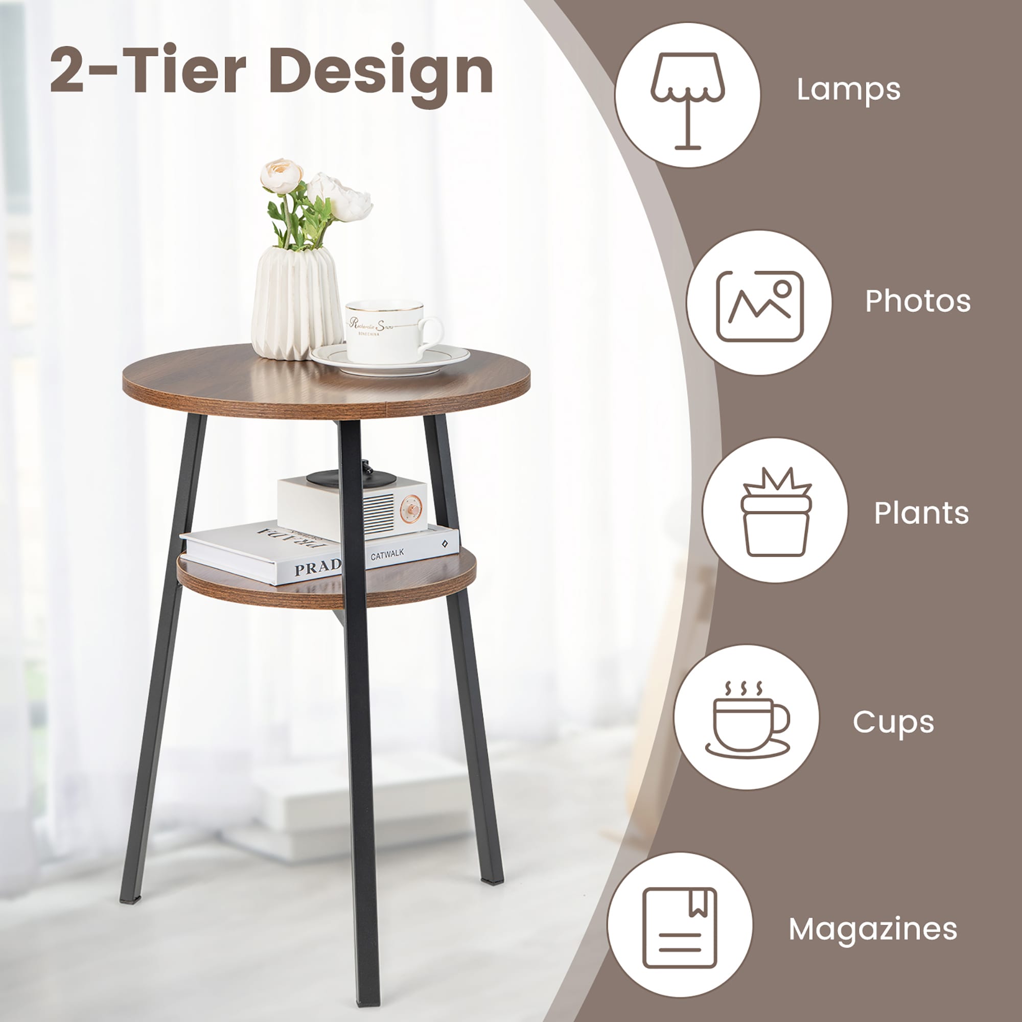 Goplus LWS00286 End-Tables - View #6