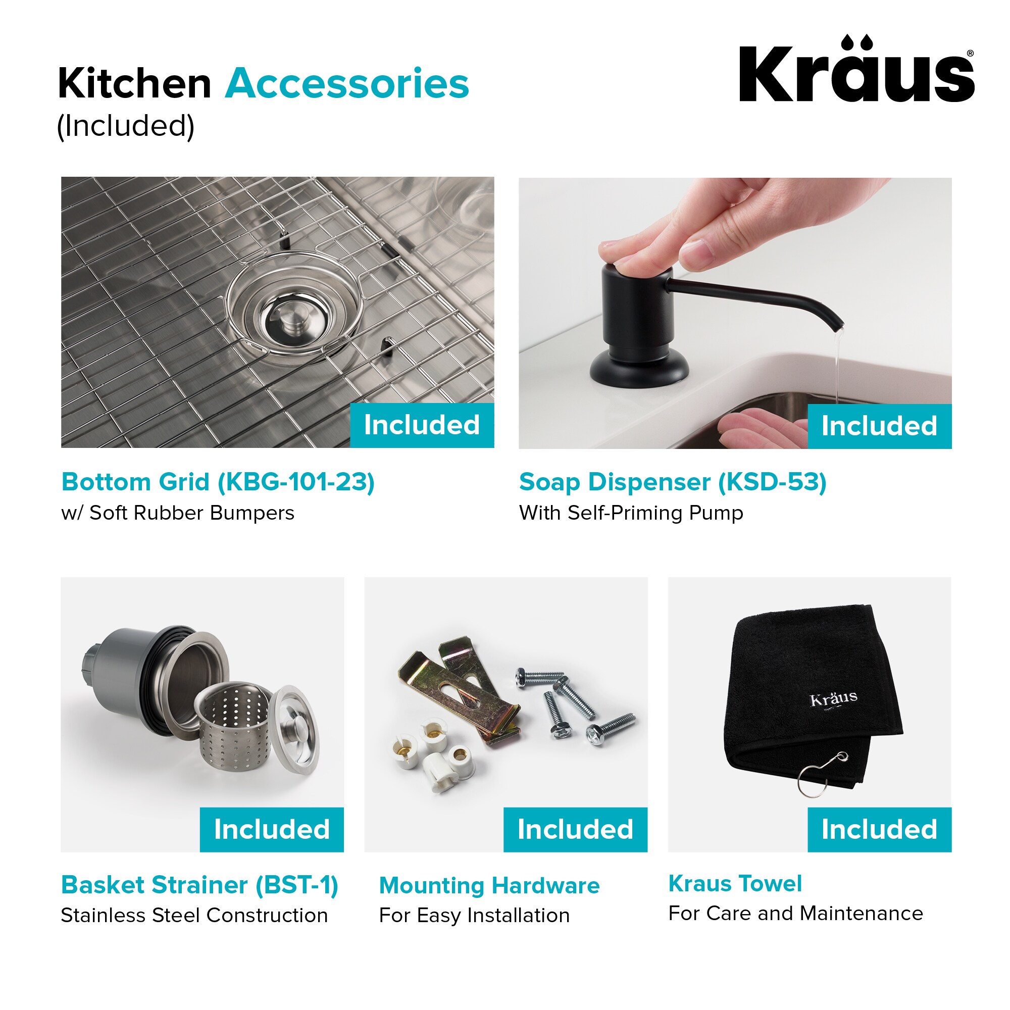 Kraus KHU101-23-1610-53MB Kitchen-Sinks - View #11