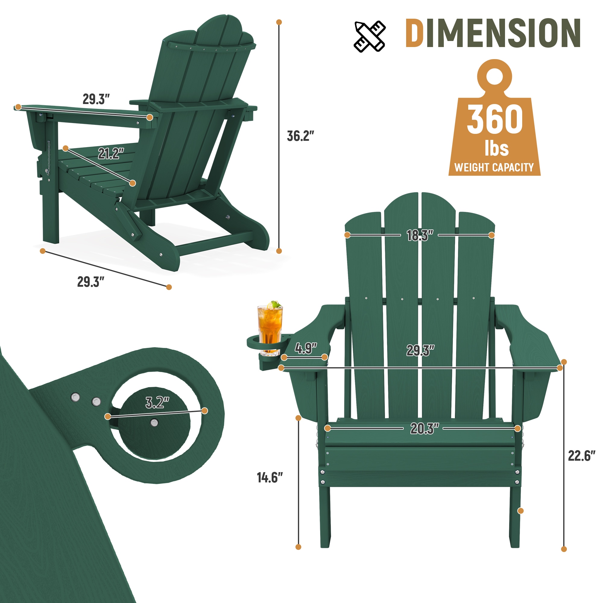 JEAREY TRJCTY-GN Patio-Chairs - View #3