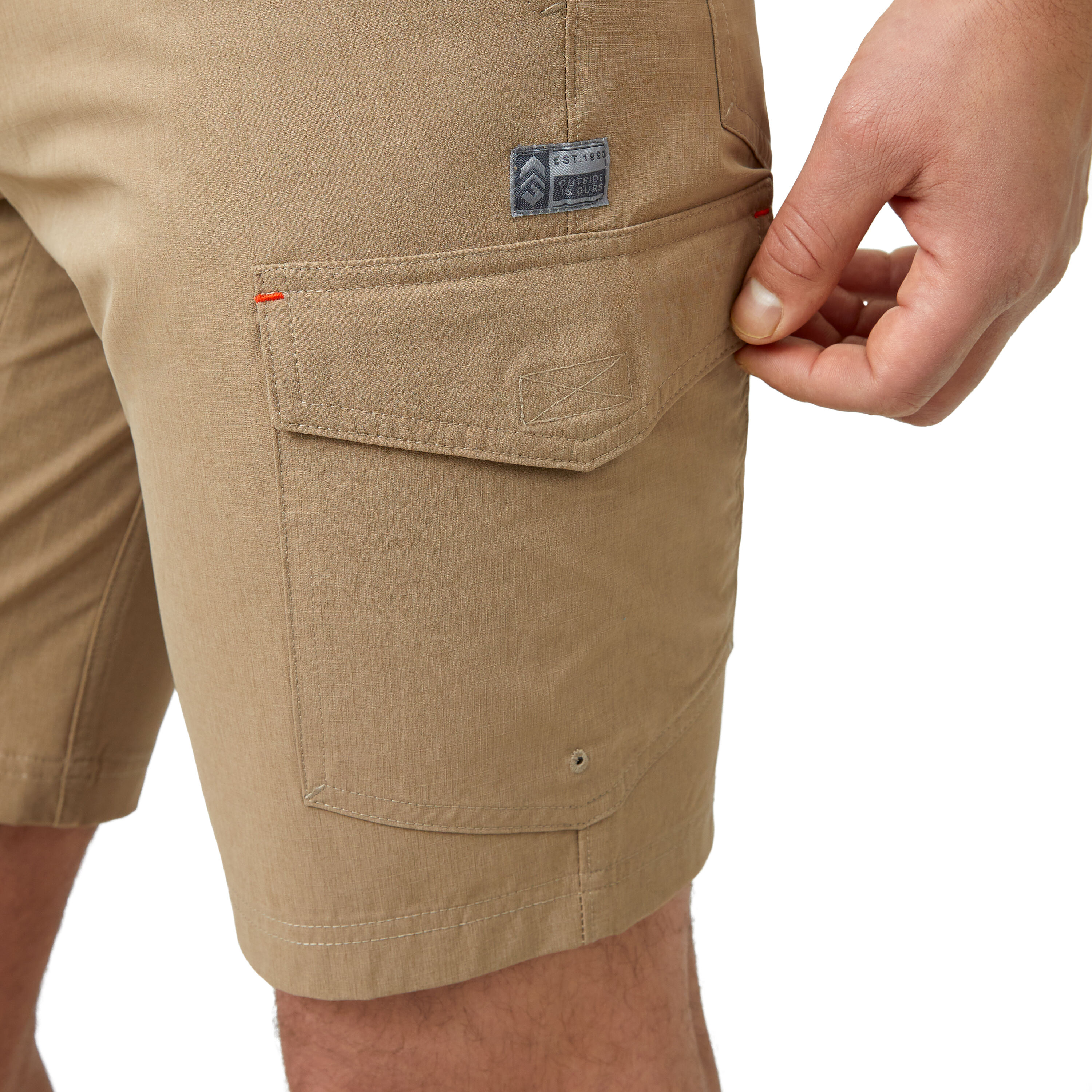 Free Country Men S Knit Cargo Shorts Large In The Shorts Department   66135452 