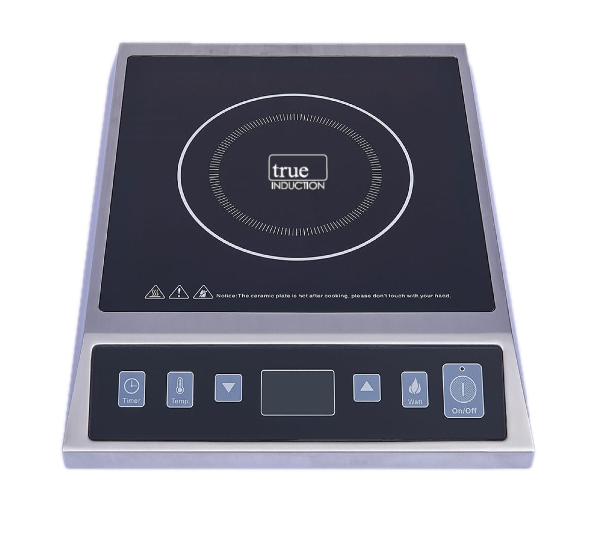 True Induction 12-in Portable 1 Burner Black Induction Cooktop