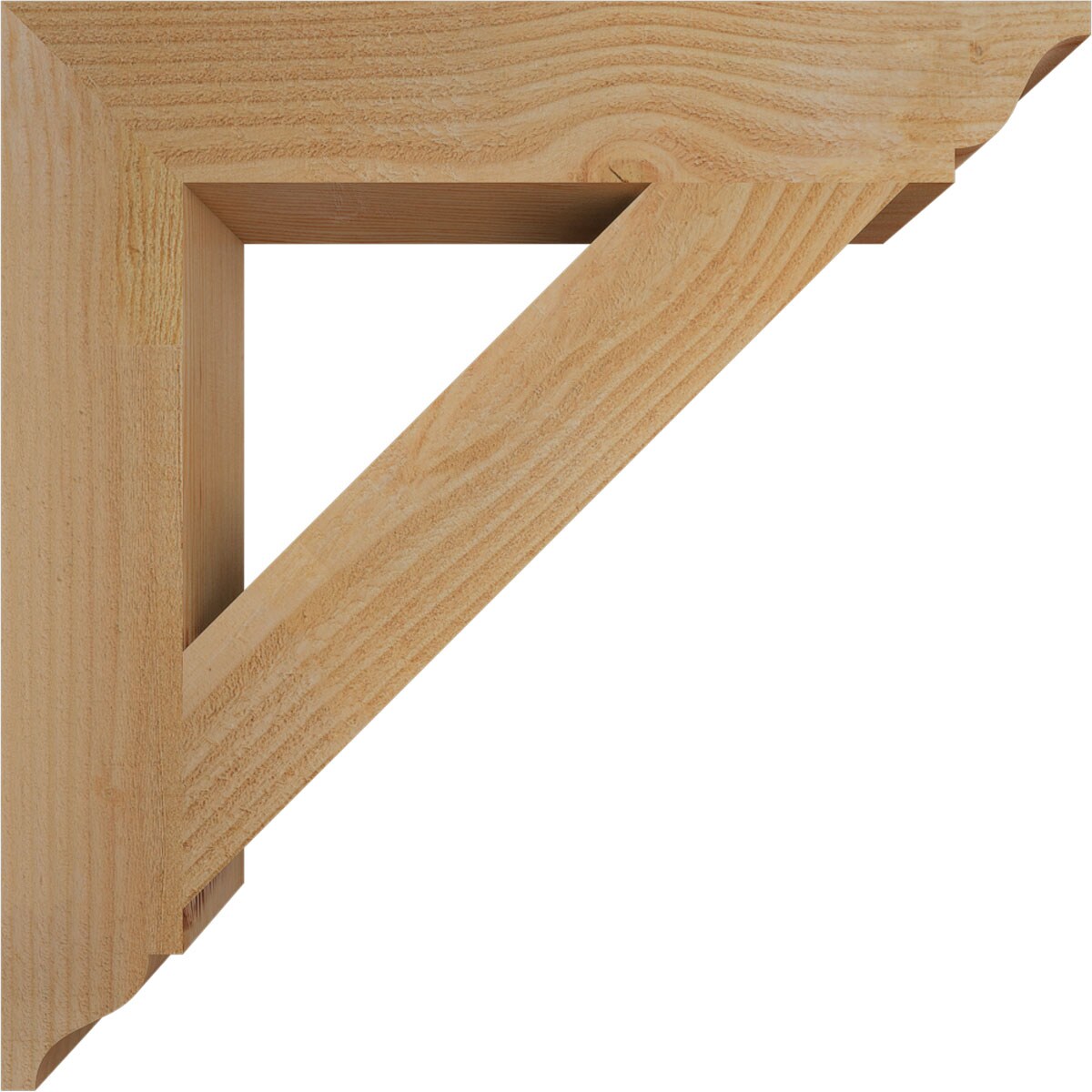 Ekena Millwork BKT04X24X24TRA01RDF Exterior-Brackets-Braces - View #3
