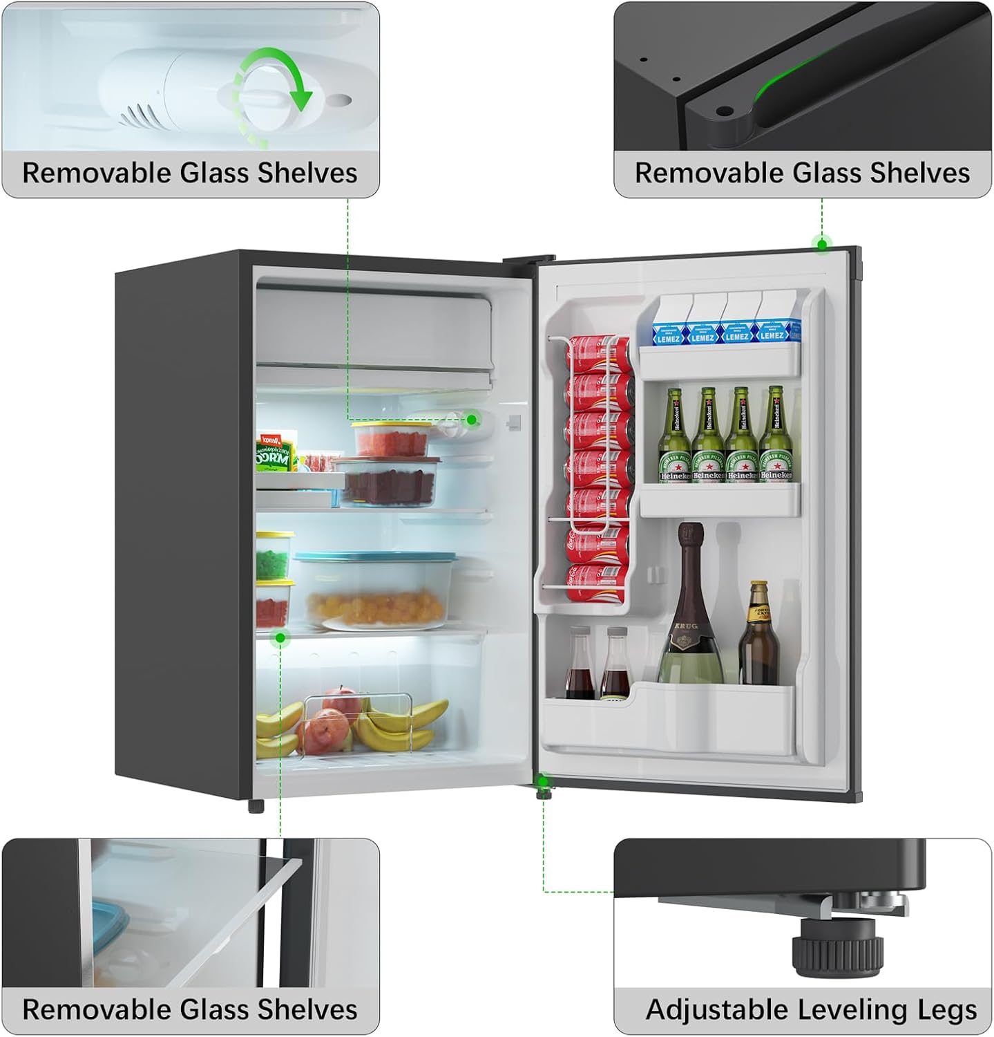 GAOMON LSPPJOK-BO1V4Y53M0 Commercial-Refrigerators - View #5