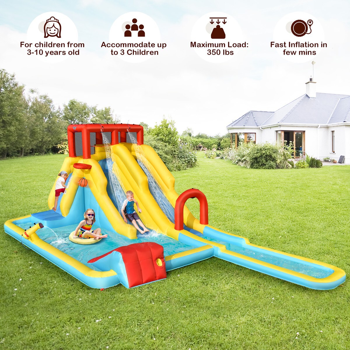 Costway CSHY000642 Bounce-Houses - View #8