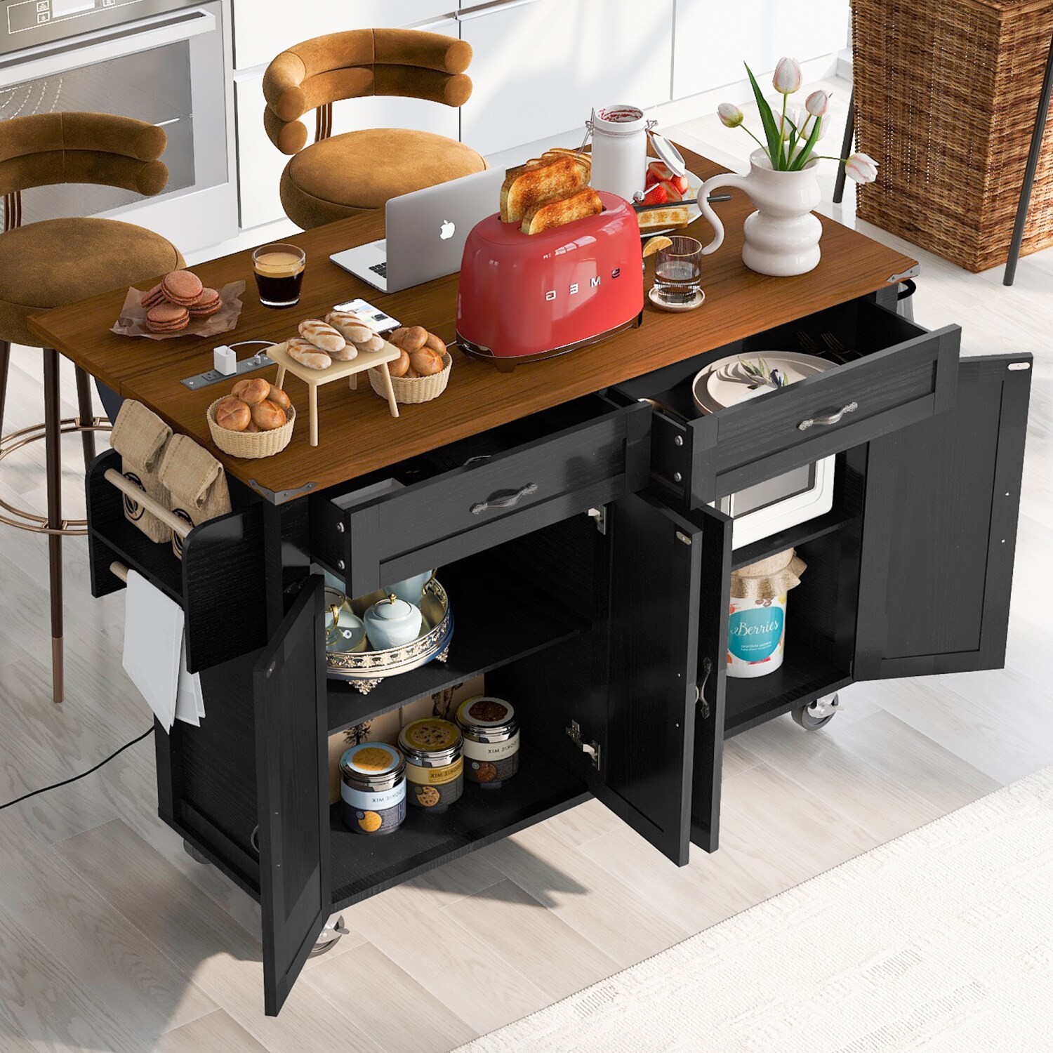 Streamdale Furniture N707P170348B Kitchen-Furniture - View #4