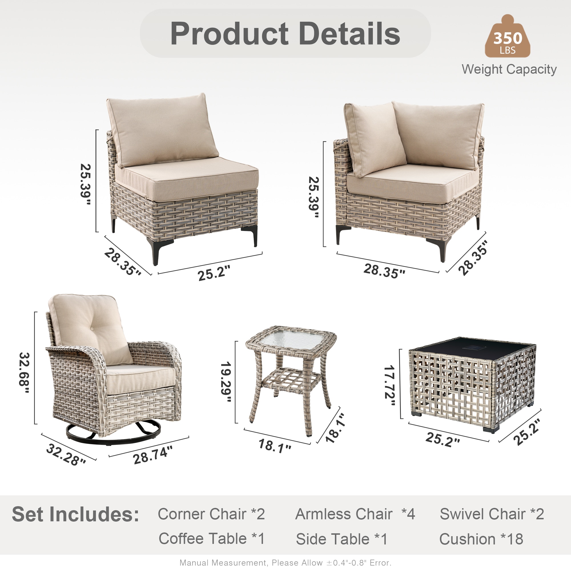 Caodoc L5-VYZSKT610-1 Patio-Sofas-Daybeds - View #8