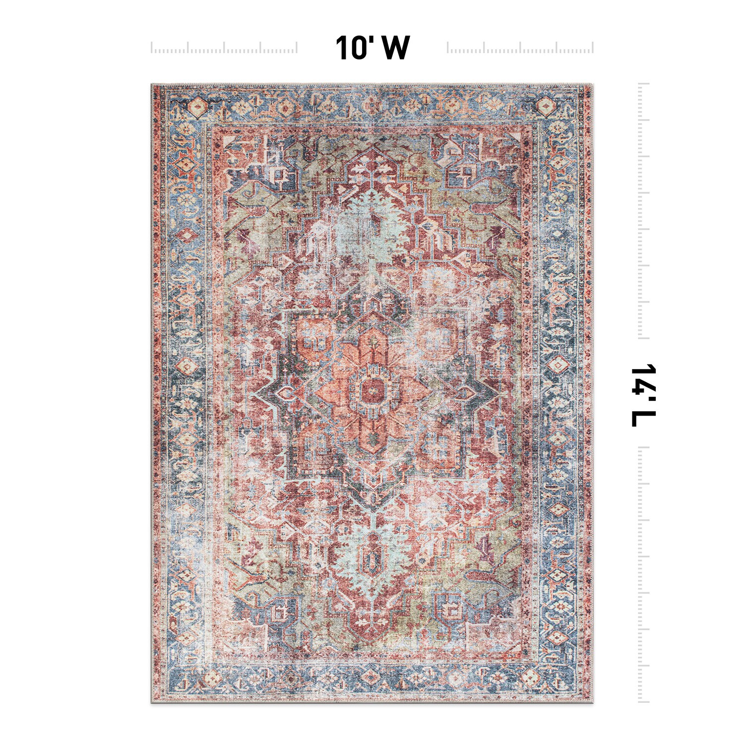 World Rug Gallery 5050MULTI10X14 rugs - View #4