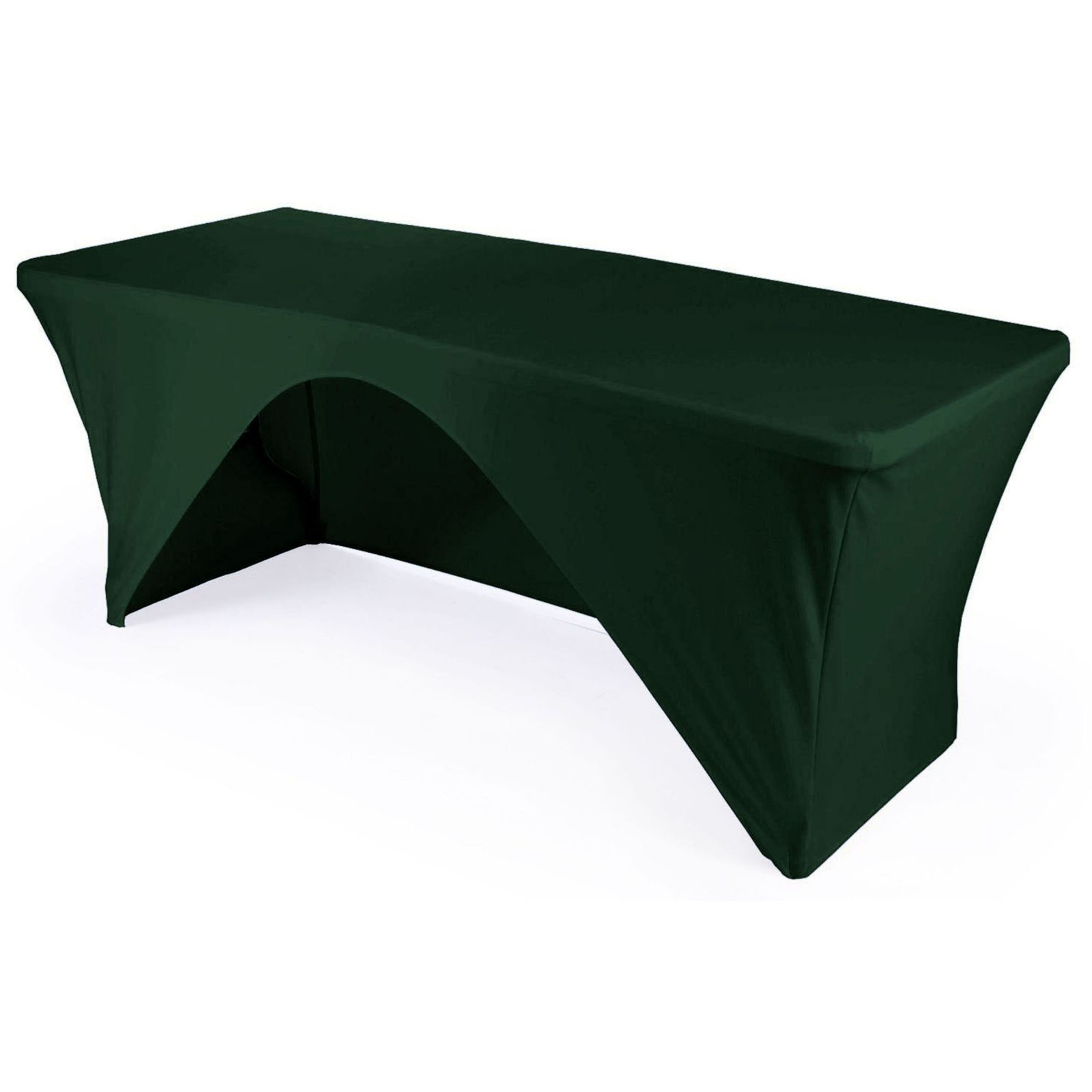 Slickblue Fitted Spandex Event Tablecloth with Machine Washable Fabric Fitted Indoor and Outdoor Table Cover for Meeting Room and Vendor Booth Tables - Multiple Sizes and Color Options