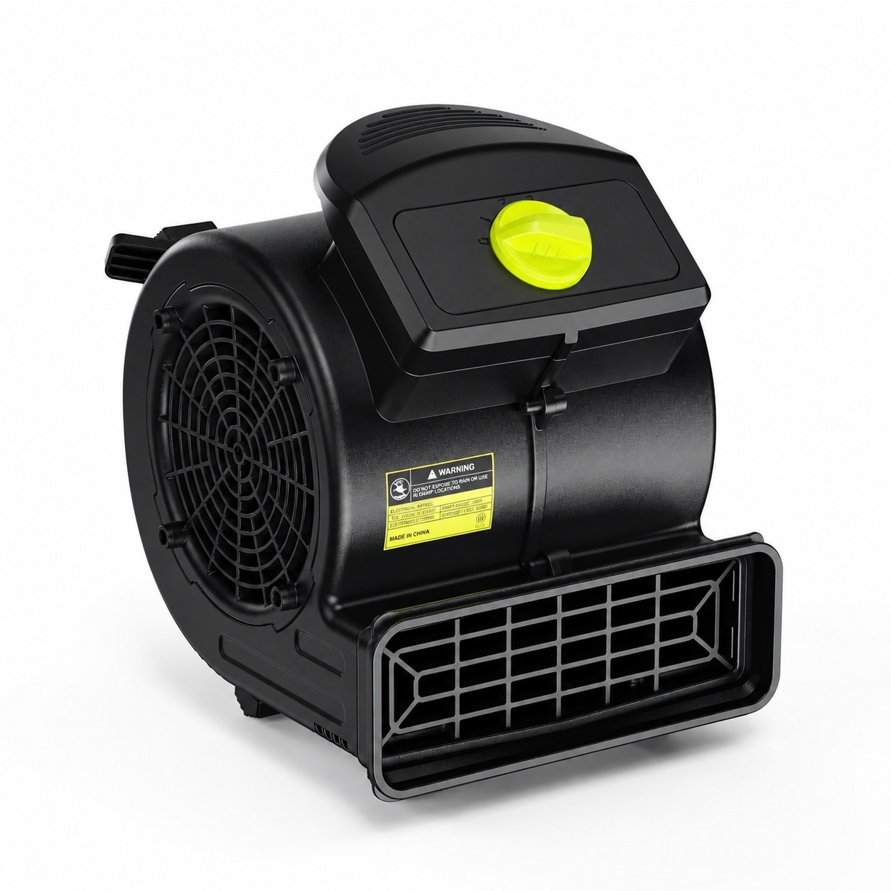 JVFCXXV  Air Mover 100W 4 Speed 550 CFM Floor Dryer Fan with 3 Position Adjustability for Carpet Drying Home Commercial and Industrial Use