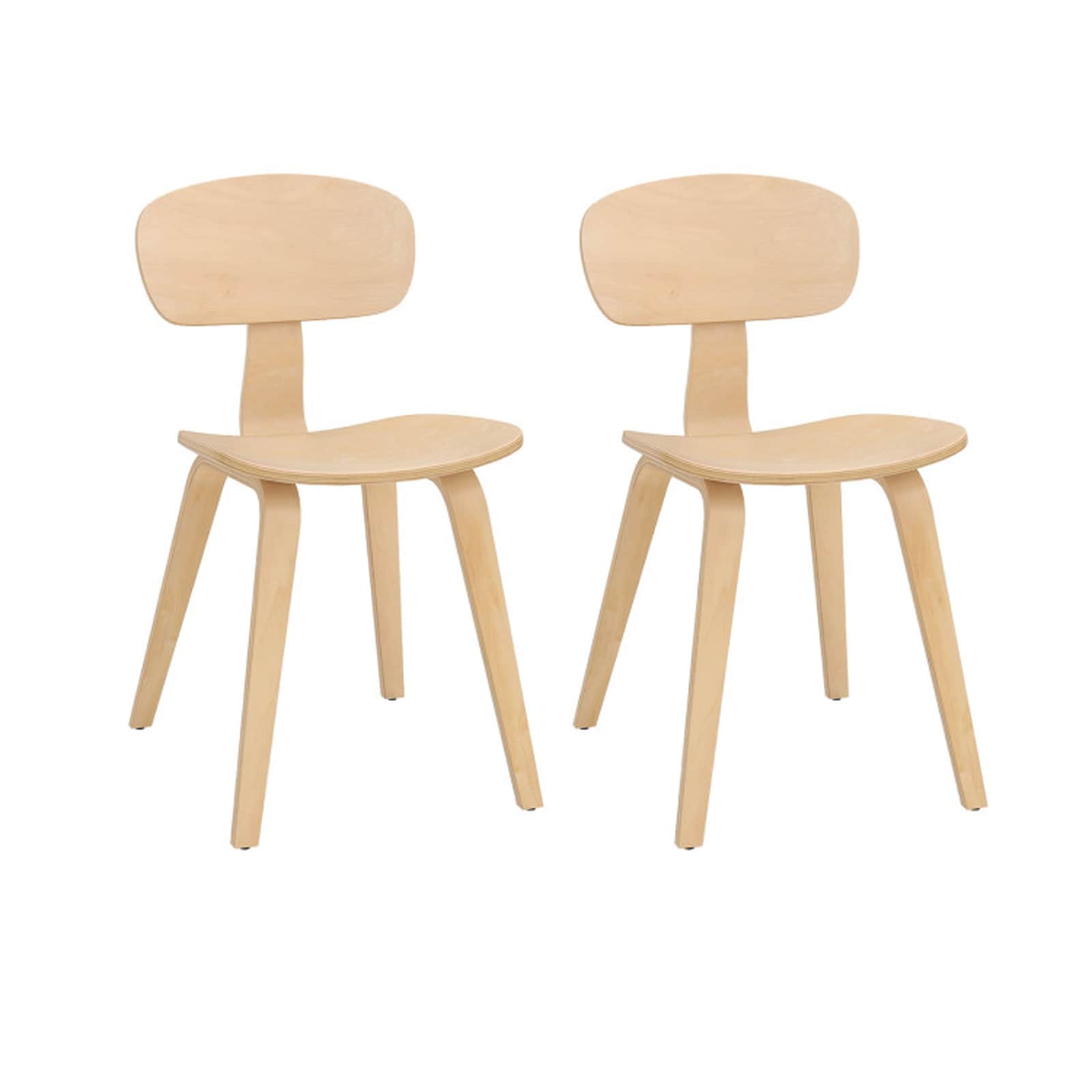 SUGIFT Bentwood Dining Chair Set of 2 330-lb Per Chair Capacity