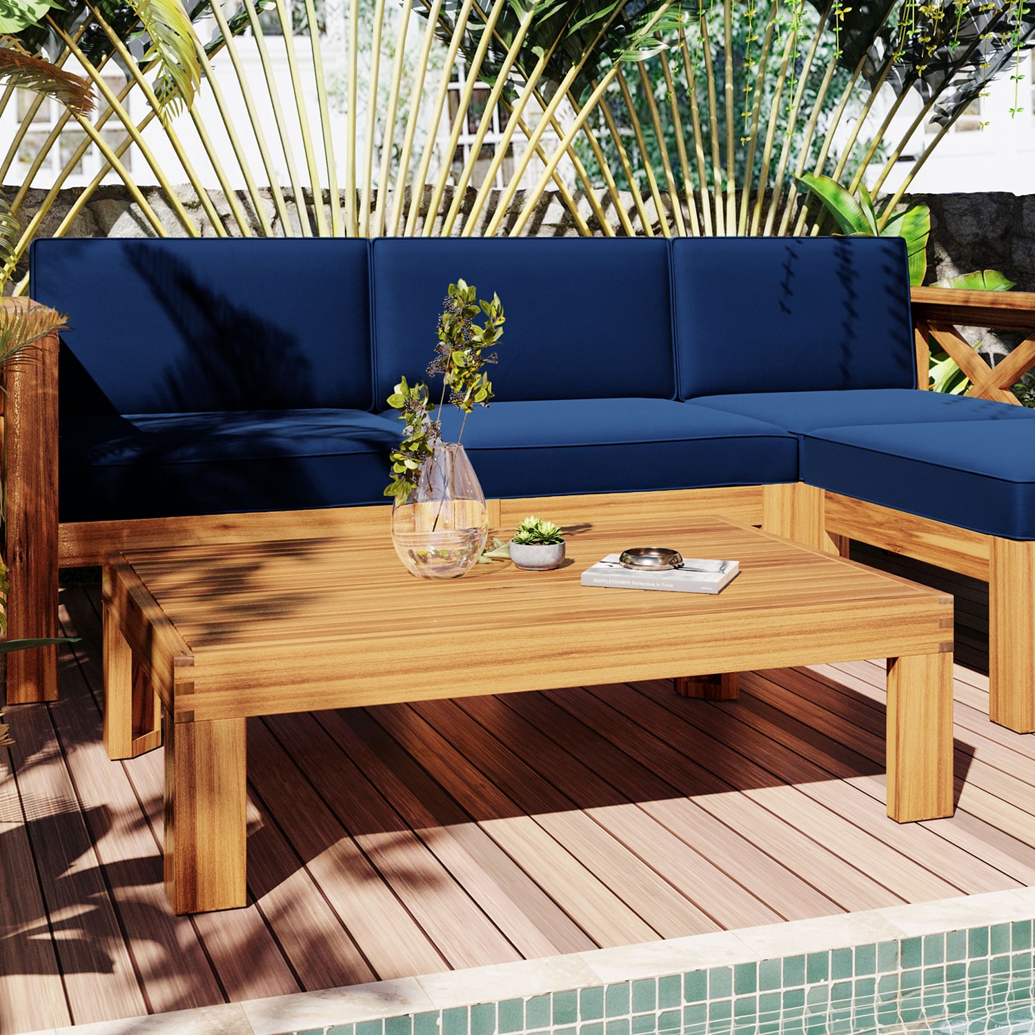 SINOFURN SYA020191BK Patio-Sofas-Daybeds - View #2