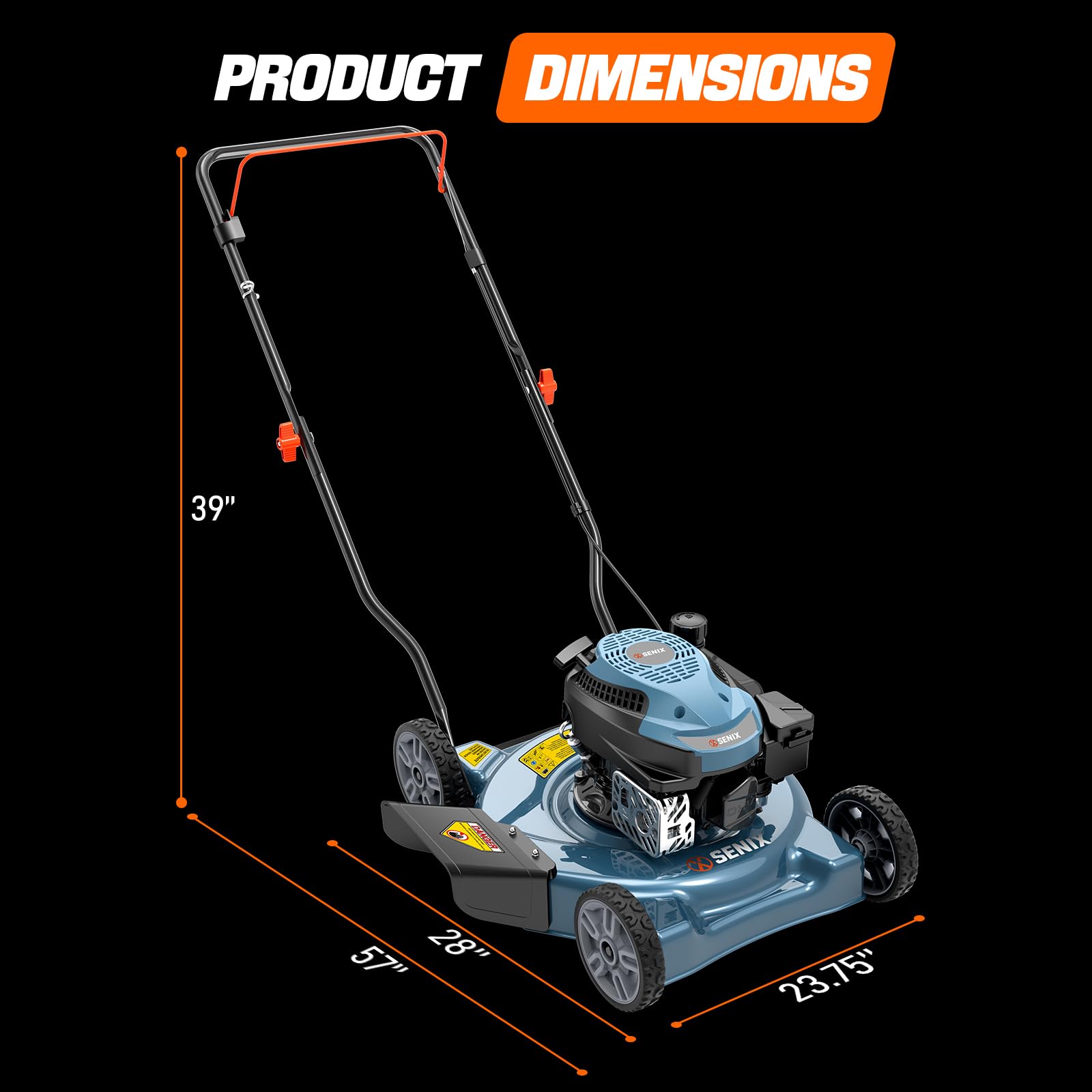SENIX GCJ-LSPG-L4 Gas-Walk-Behind-Mowers - View #2