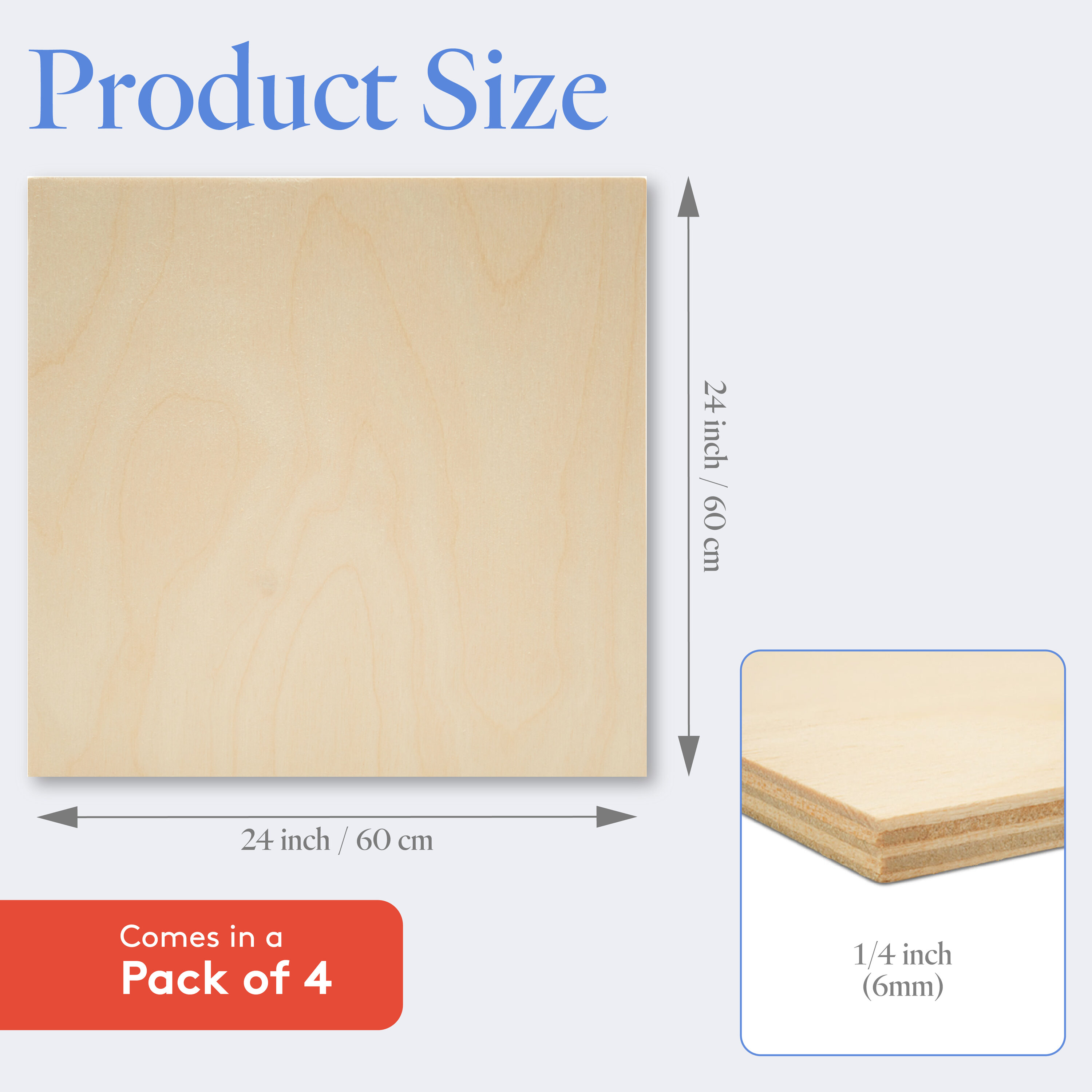 Woodpeckers Crafts MF-PLY-24-24-14-P4 Llc-Plywood - View #2