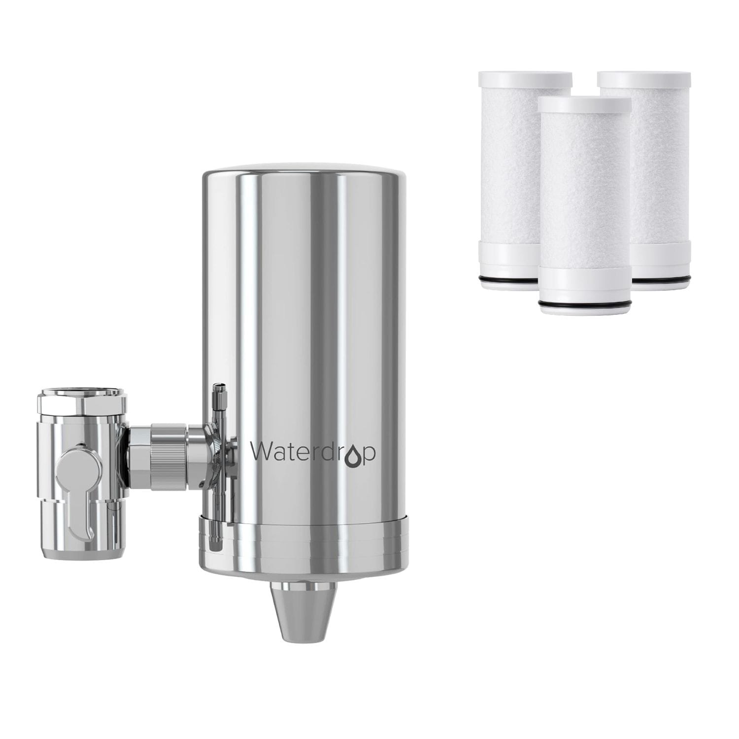 Waterdrop B-WD-FC-06-SET Water Filter for Sink Faucet Carbon block Silver Counter top filter