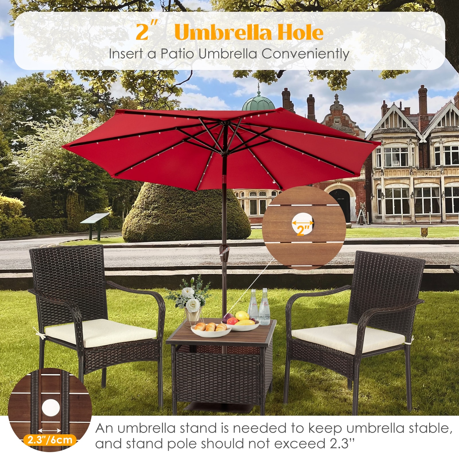 Forclover HYFE-70822 Patio-Conversation-Sets - View #5