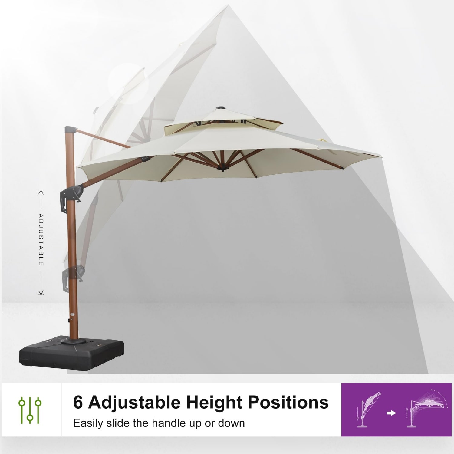 PURPLE LEAF LSGLRRM13-CR Umbrellas-2 - View #9