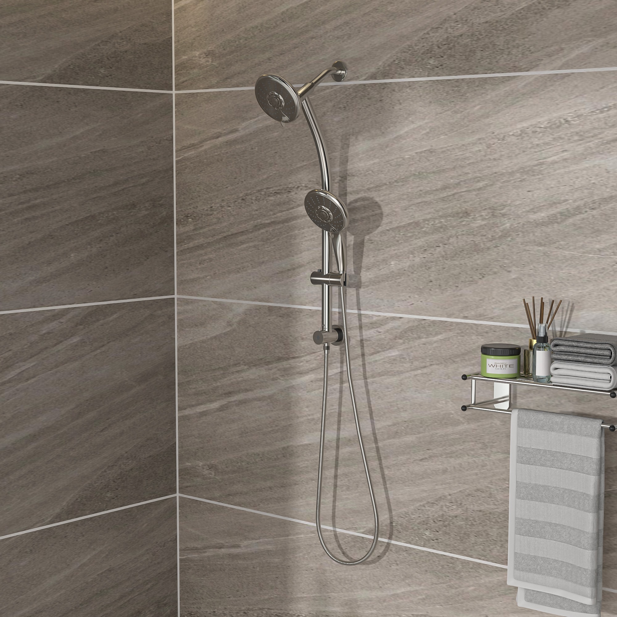 Vanityfus VFH-SLF16002-SS Showerhead-Bar-Panels - View #2