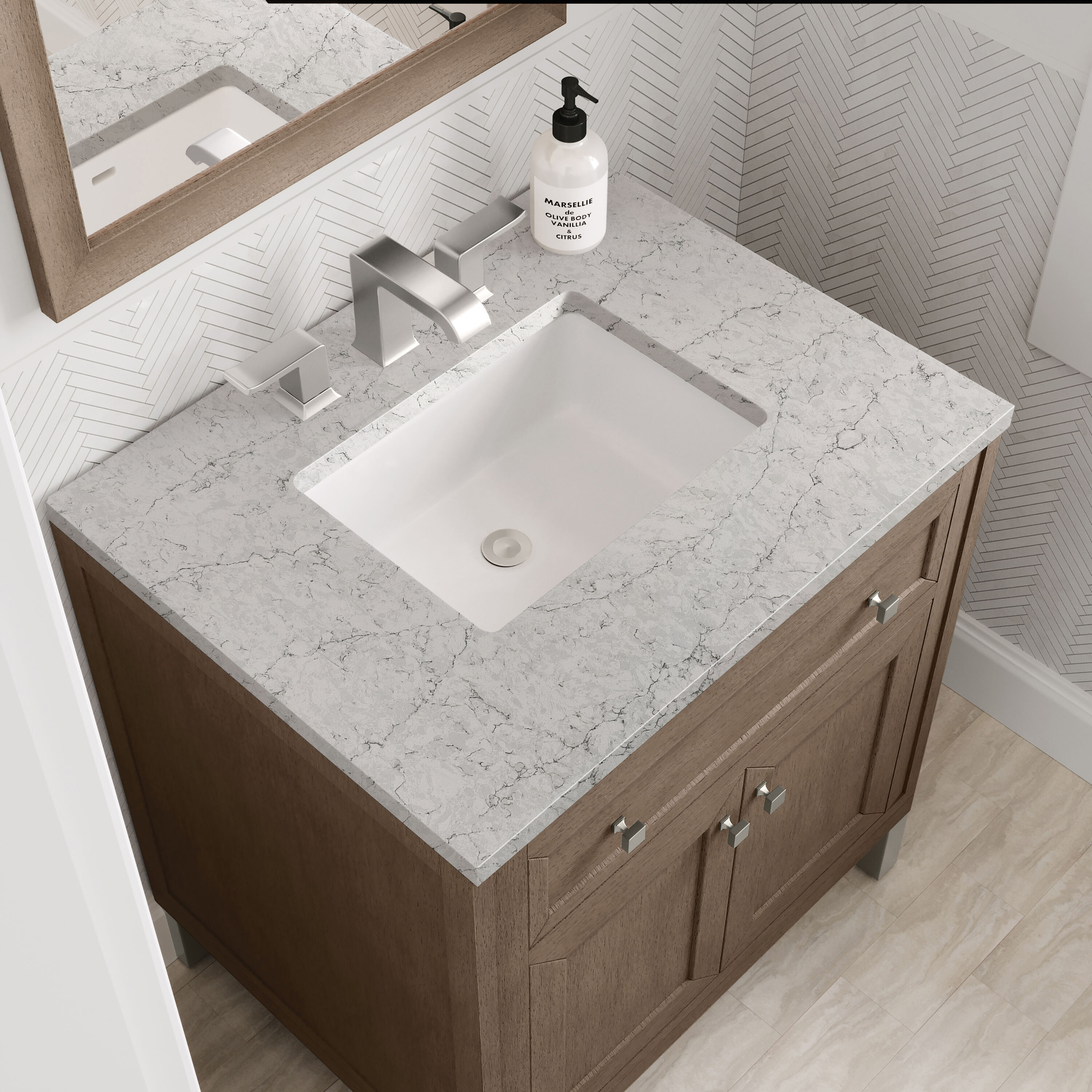 James Martin Vanities 305-V30-WWW-3EJP Bath-Vanity-Combo - View #9