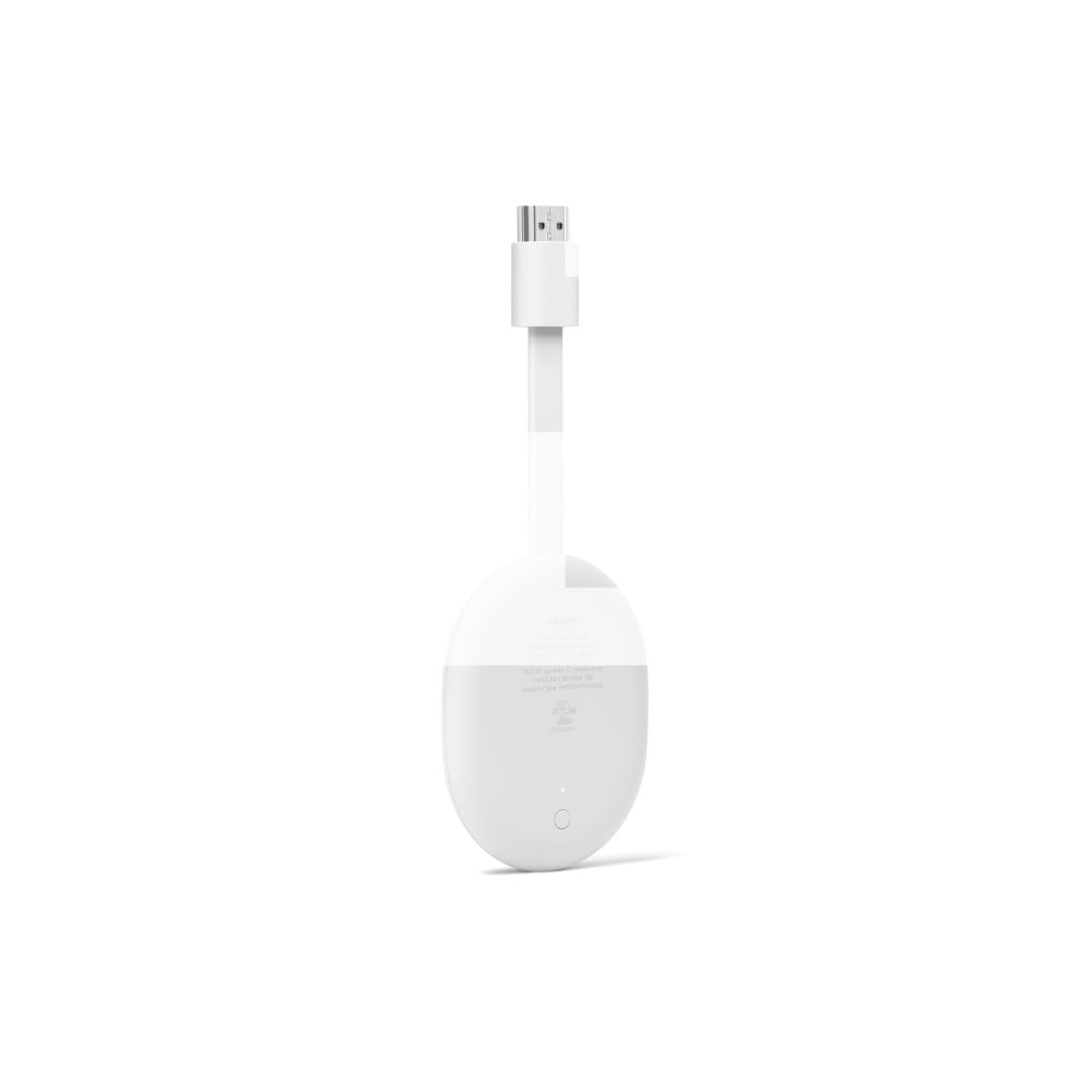 Google Chromecast with Google TV 4K HDR Streaming Media Player Google  Assistant Voice Control in Snow in the Media Streaming Devices department  at