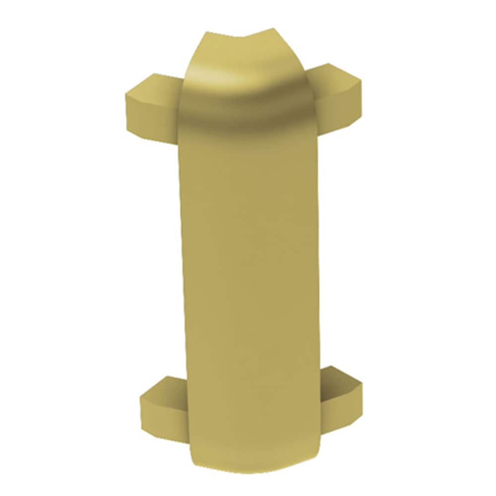 Schluter Systems E135RC125AM39 Rondec-CT 0.5-in W x 2.075-in L Satin brass anodized aluminum Aluminum Outside corner Tile Edge Trim