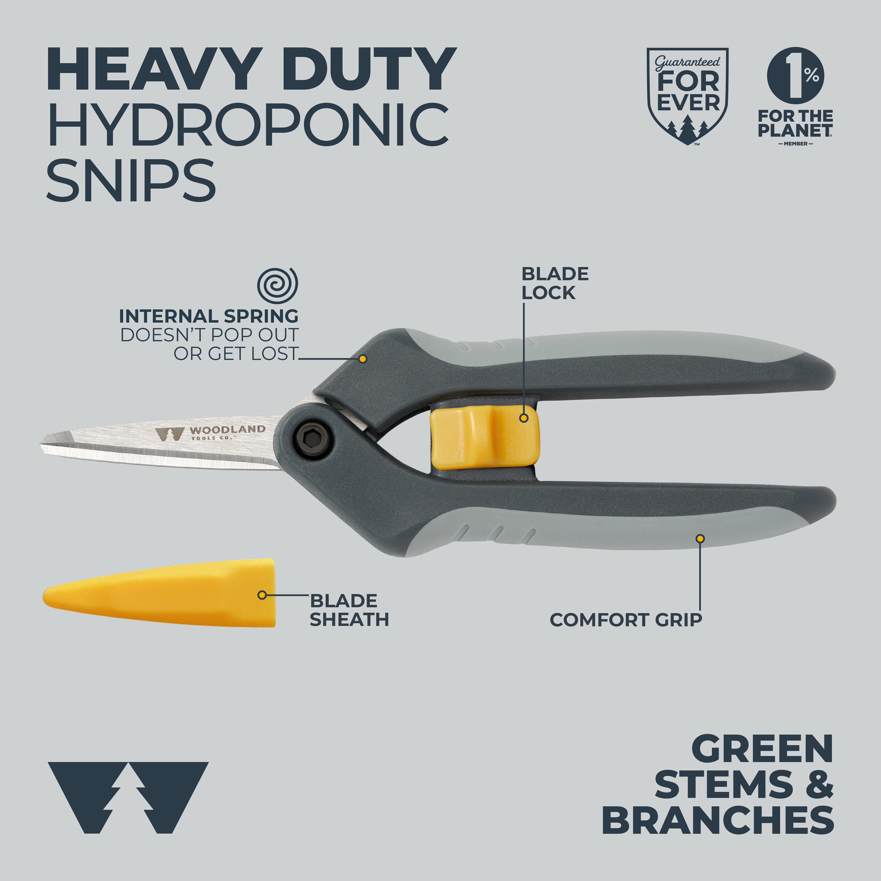 Woodland Tools 01-1002-100 Floral-Scissors-Snips - View #2