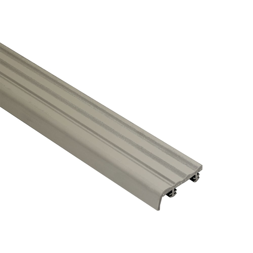 Schluter Systems PE26/G Trep-SE 1.031-in W x 98.5-in L Grey PVC Stair nose Tile Edge Trim