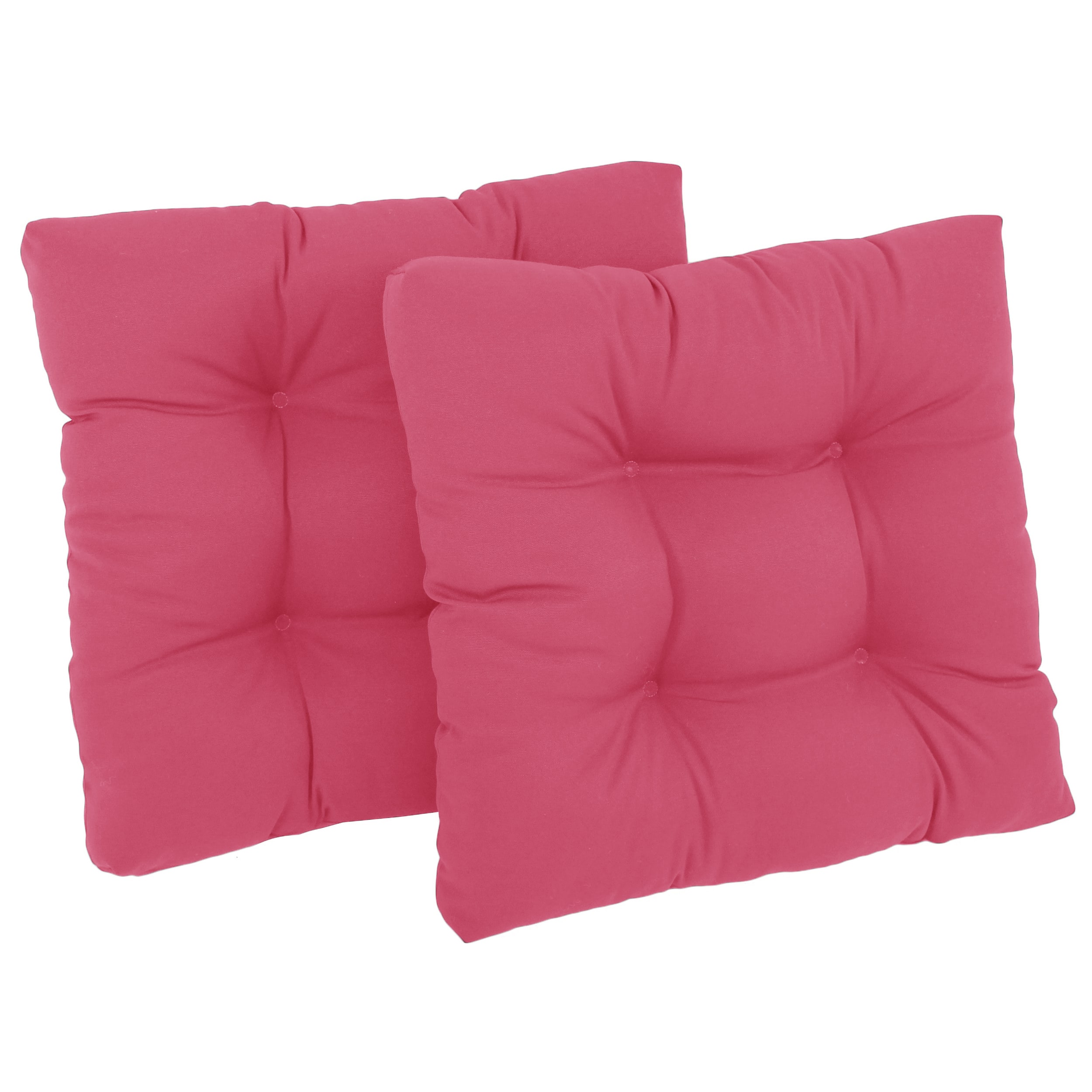 Blazing Needles 94005-2CH-TW-BB Bery Berry Solid Chair Cushion