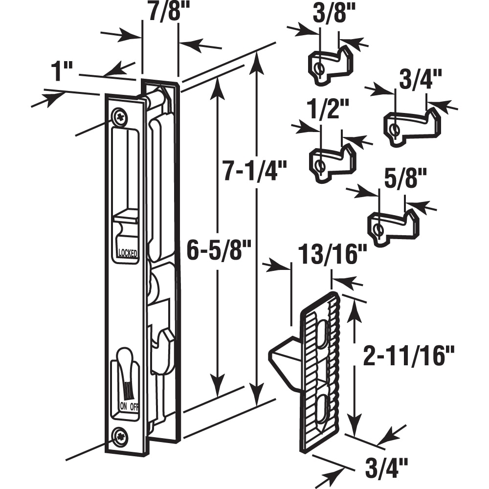 Prime-Line MP1043 Sliding-Patio-Door-Handles - View #2