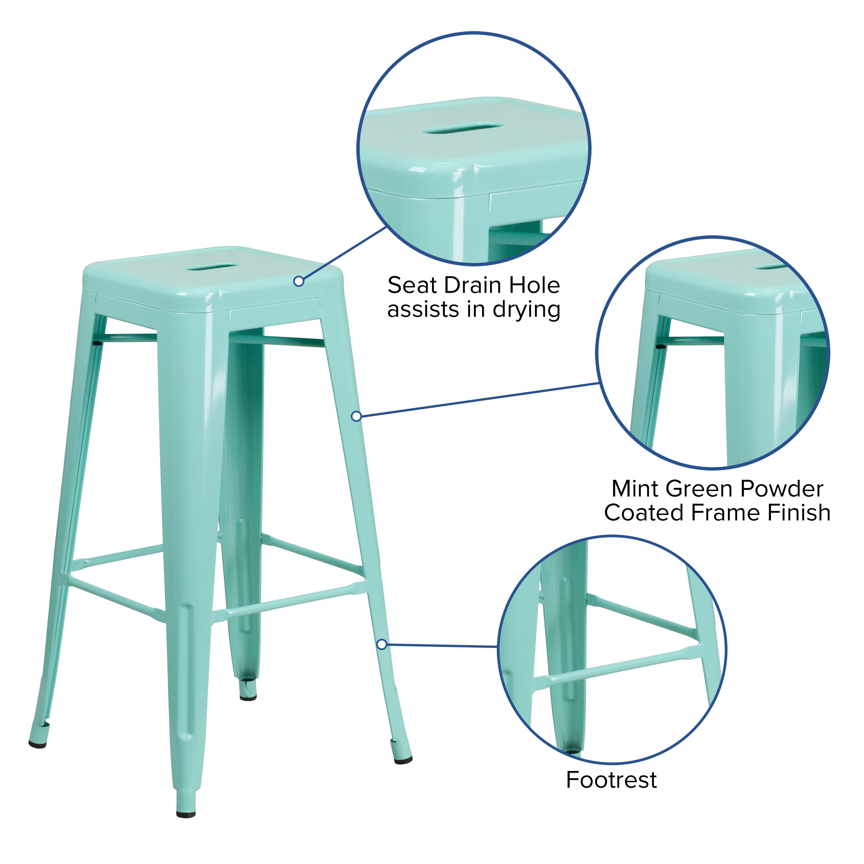 Flash Furniture 889142049784 stools - View #2