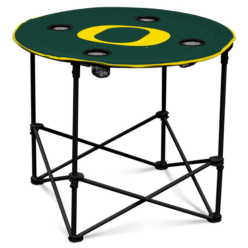 Logo Brands Oregon Ducks Green Folding Tailgate Table Chair at