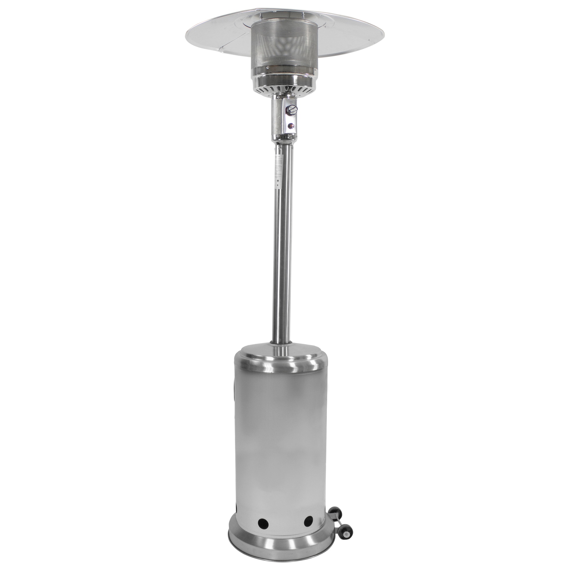 Northlight 34746710 46000 -BTU Stainless steel Steel Floorstanding Liquid propane Patio Heater