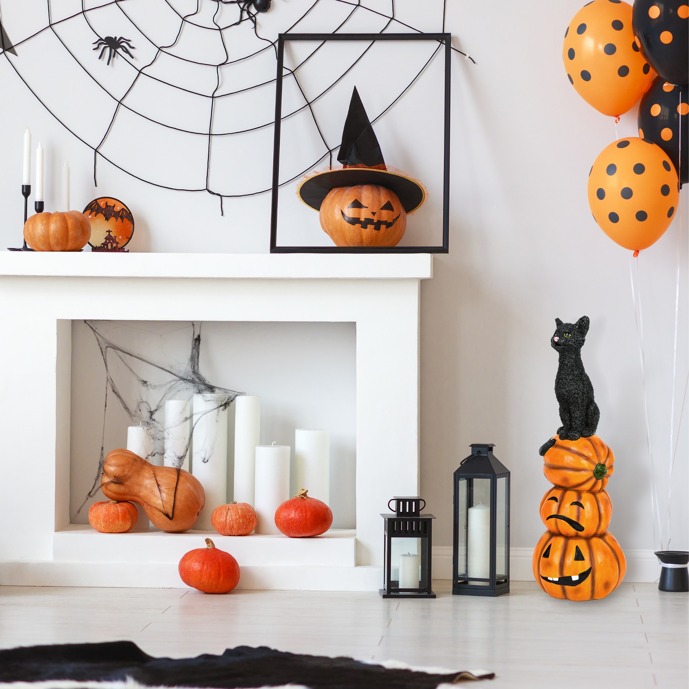 National Tree Company HH75-93520GZBK1 Table-Halloween-Decor - View #5