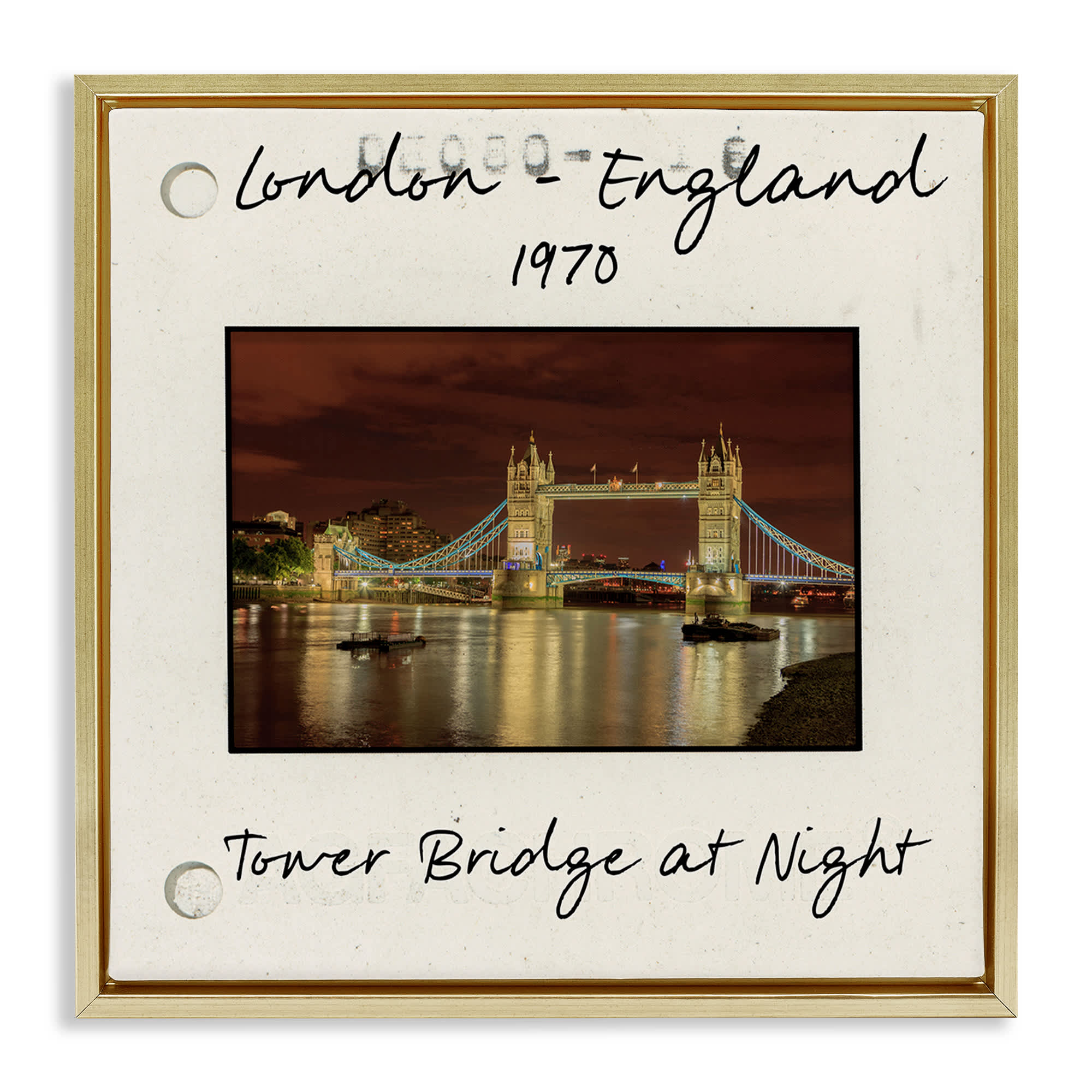 Stupell Industries BS-281-FFG-24X24 London England Travel View Gold Framed Floater Canvas Wall Art By Danita Delimont 25 x 25