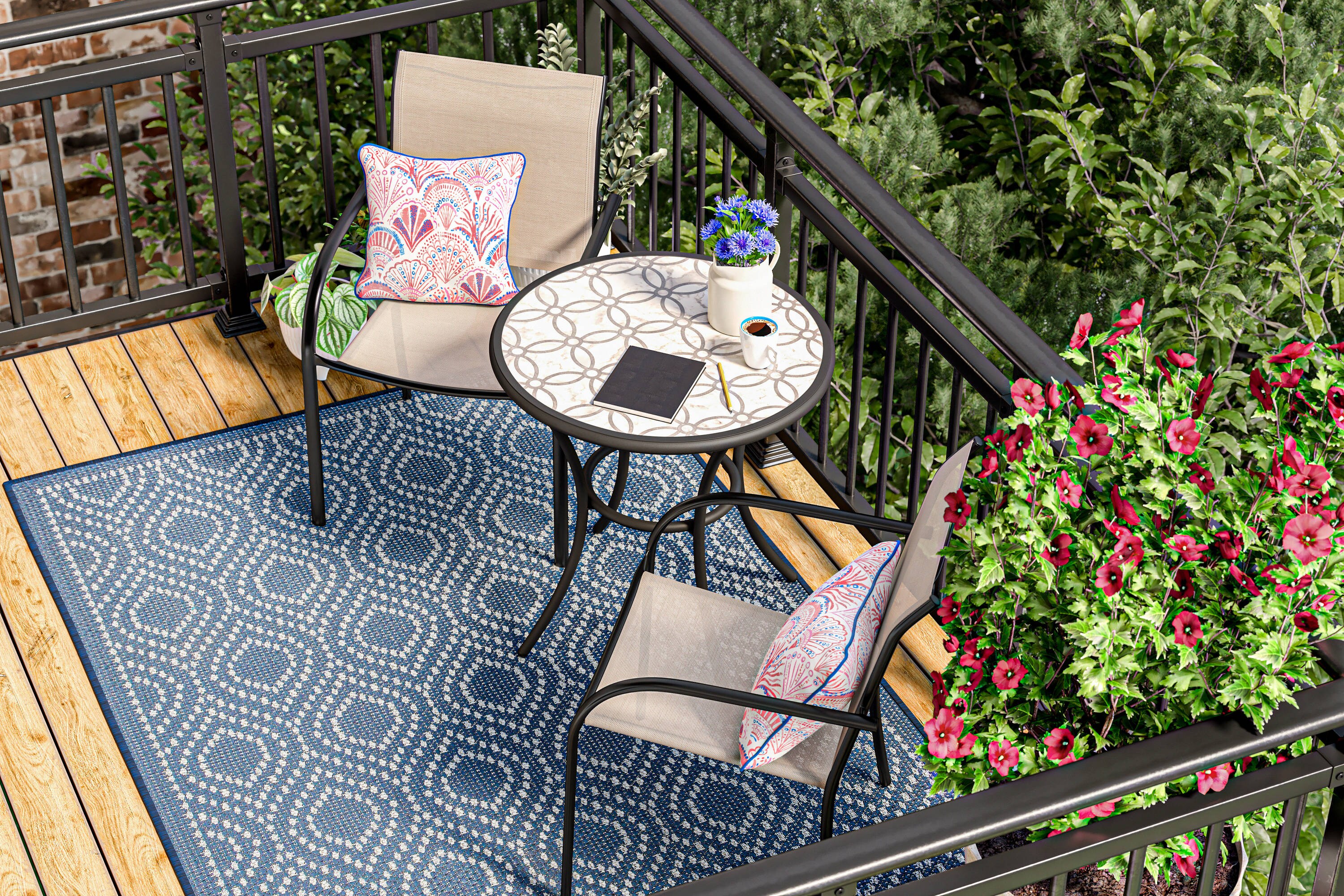 allen + roth 8050-06444853 Outdoor-Accent-Pillows - View #4