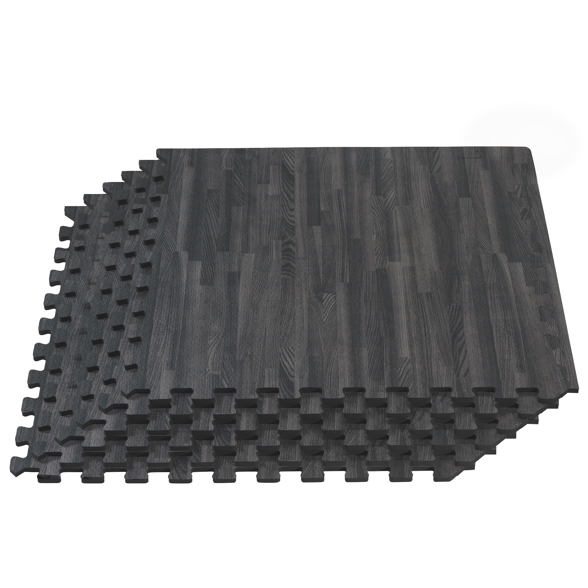 We Sell Mats FFB24CARBON1-15M Interlocking Carbon Foam Square Indoor Anti-fatigue mat