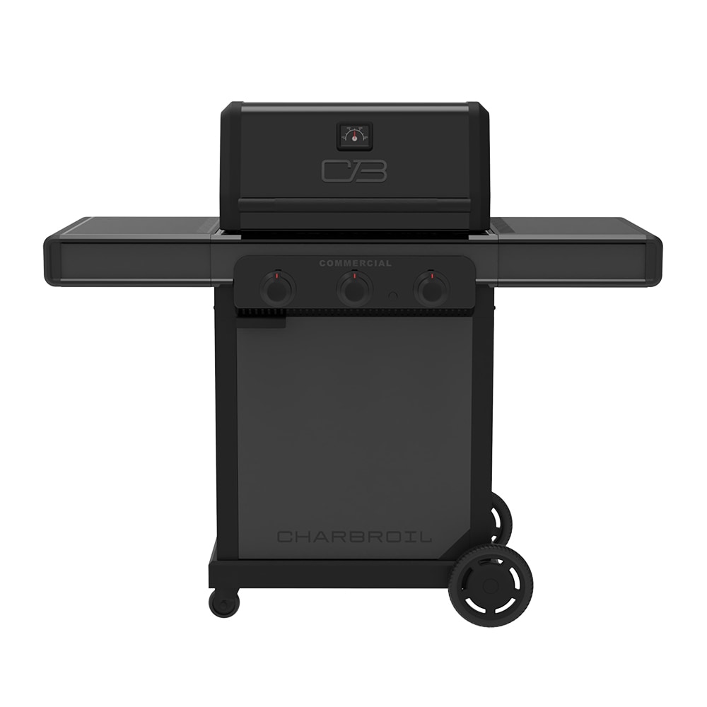 Charbroil 463364024 Commercial Series Grill and Griddle Combo Black 3 -Burner Infrared Liquid Propane and Natural Gas Grill