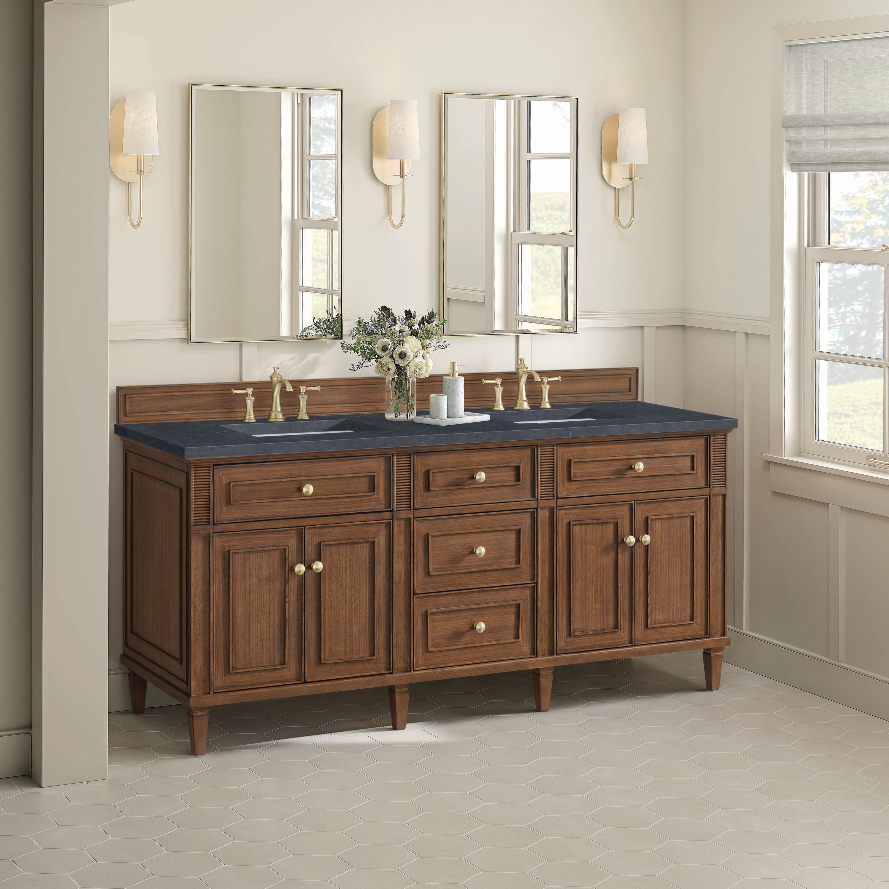 James Martin Vanities 424-V72-WLT-3CSP Bath-Vanity-Combo - View #3