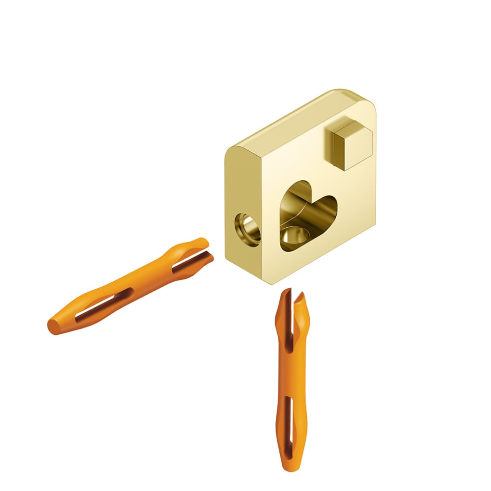 Schluter Systems EV/J100AMG Jolly 0.375-in W x 0.125-in L Polished brass anodized aluminum Aluminum Outside corner Tile Edge Trim