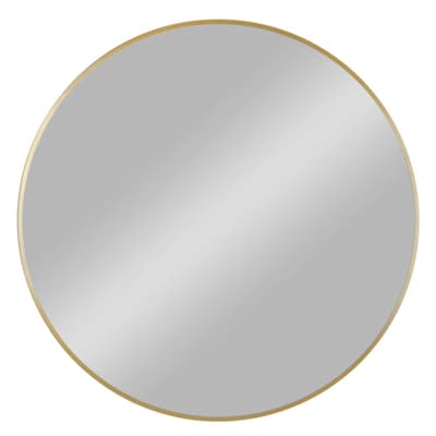 W Round Gold Framed Wall Mirror, Large Round Gold Mirror Canada