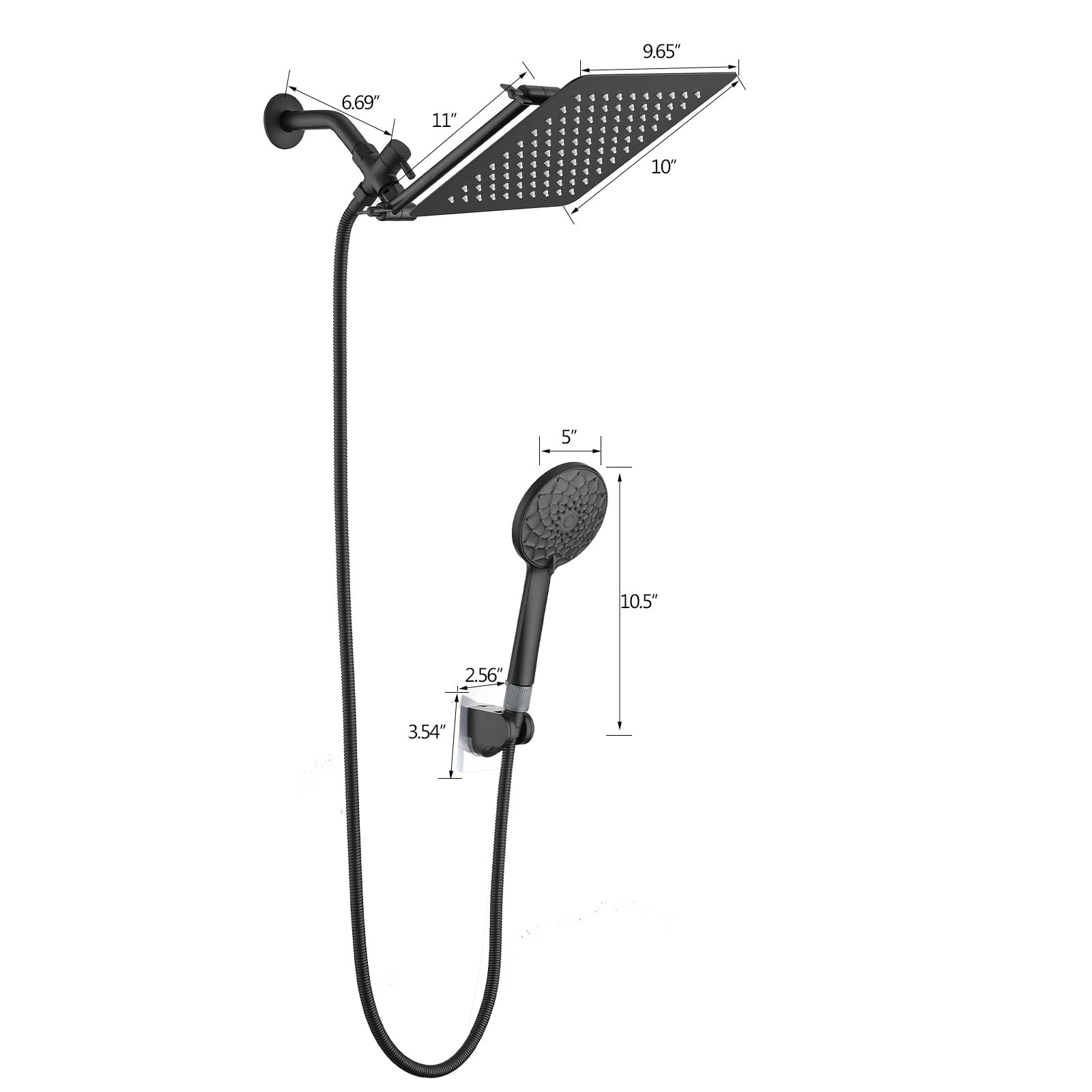 UCLIMAA UCMYTH00041MB Showerhead-Bar-Panels - View #4