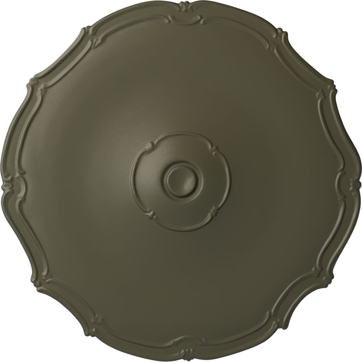 Ekena Millwork CM18POWHF Pompeii 18.875-in W x 18.875-in L Painted Witch Hazel Polyurethane Whole Ceiling Medallion
