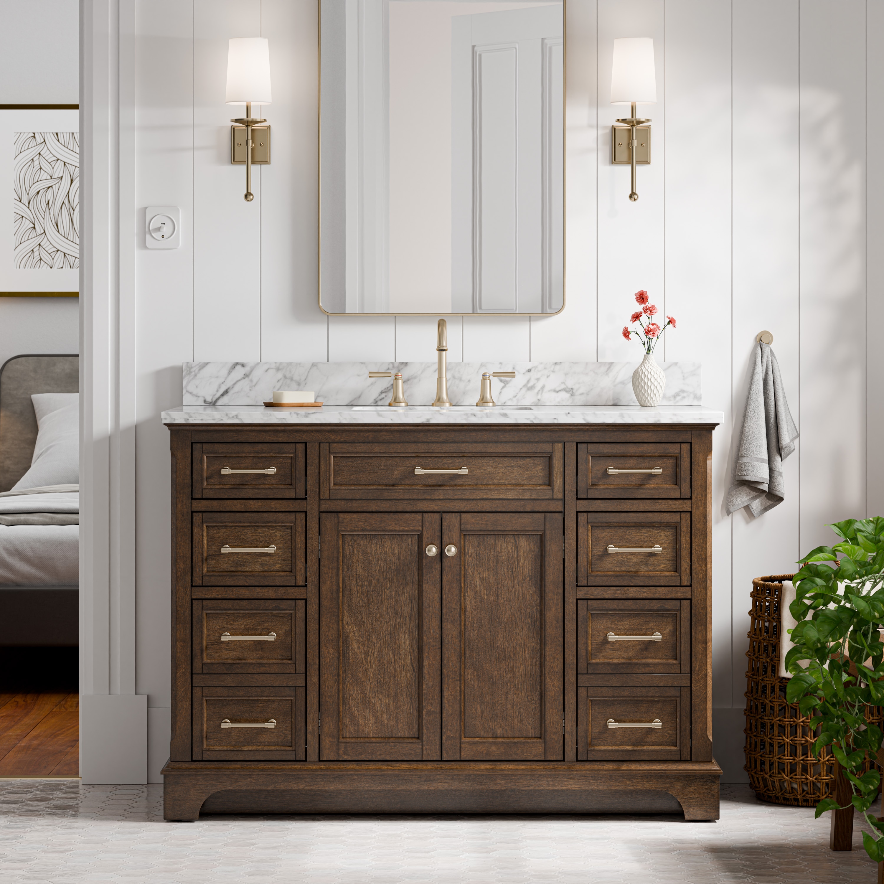 allen + roth 2026VA-48-372-900L Bath-Vanity-Combo - View #11
