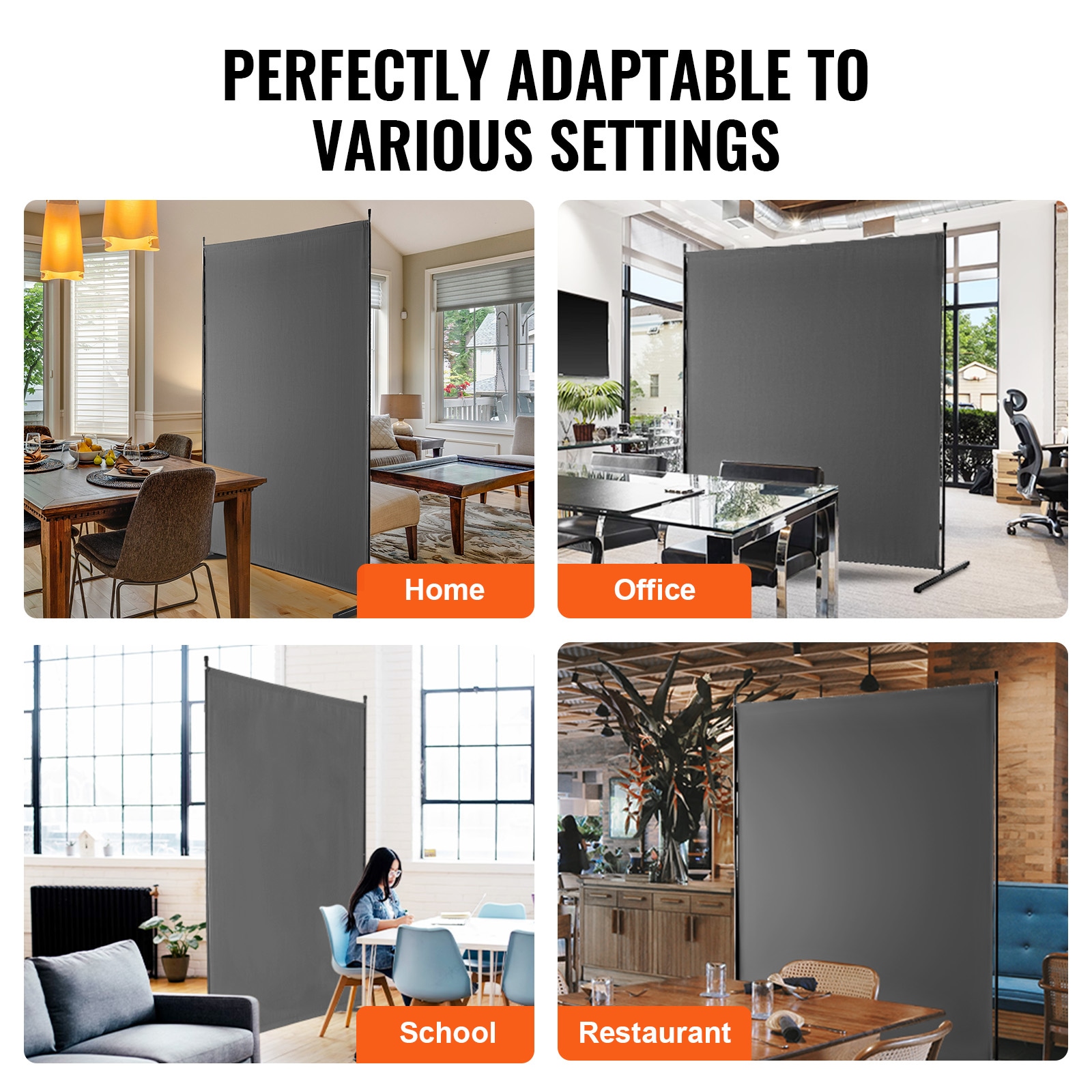 VEVOR SCBLFWFGQDMB13140V0 Indoor-Privacy-Screens - View #6