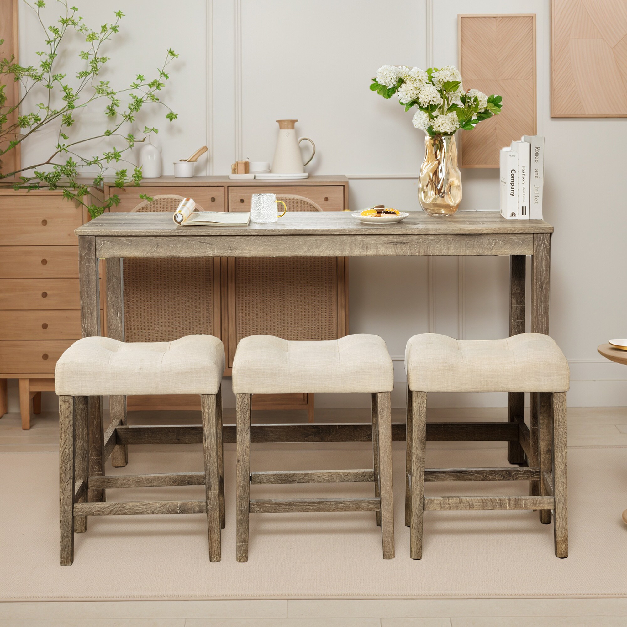 Hrinhom HC-N7014-BROWN Dining-Sets - View #3
