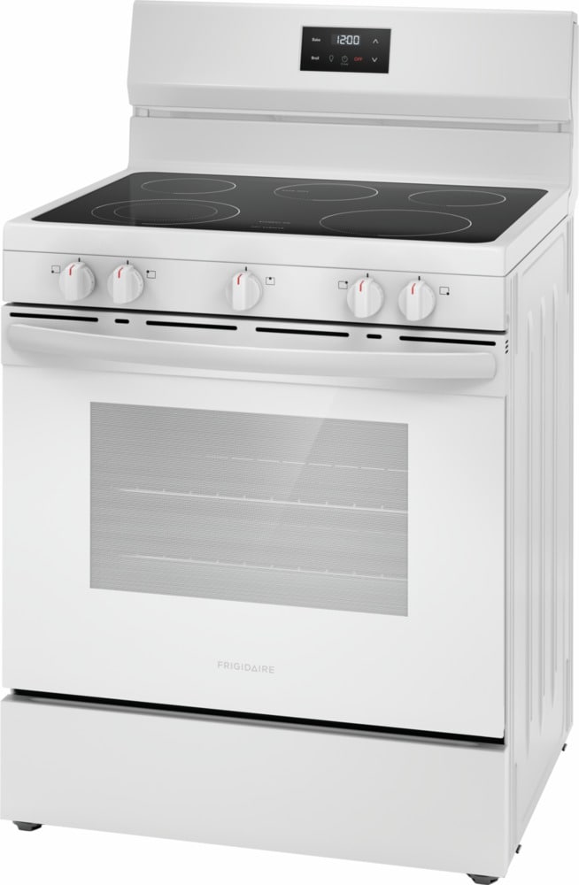 White electric stove deals lowes