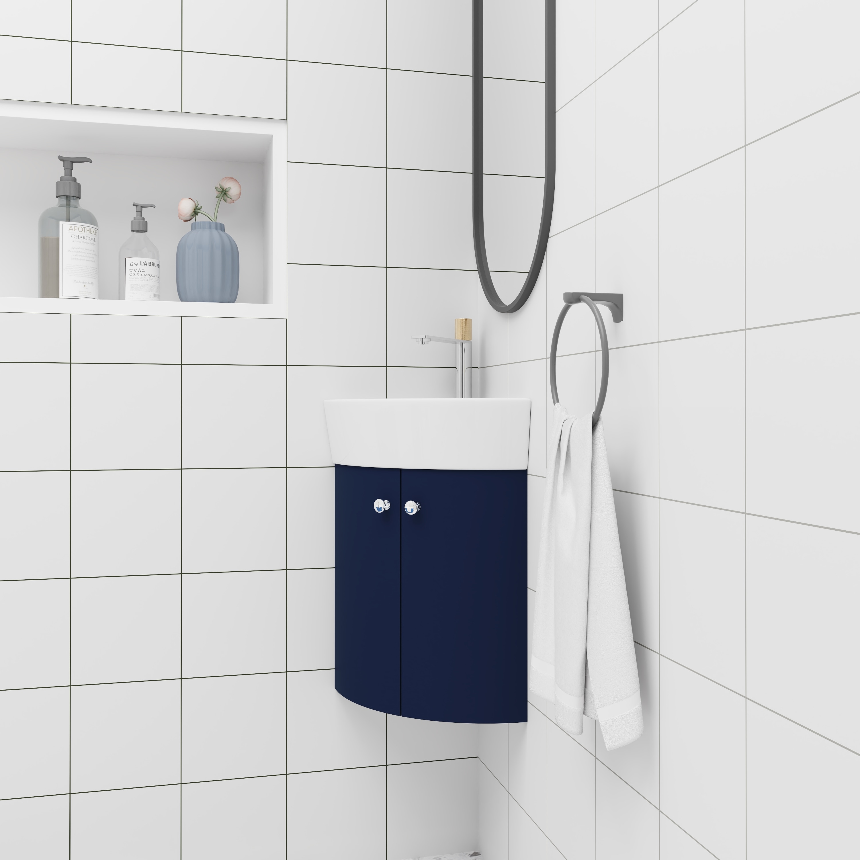 WELLFOR GLEM-70002 Bath-Vanity-Combo - View #8
