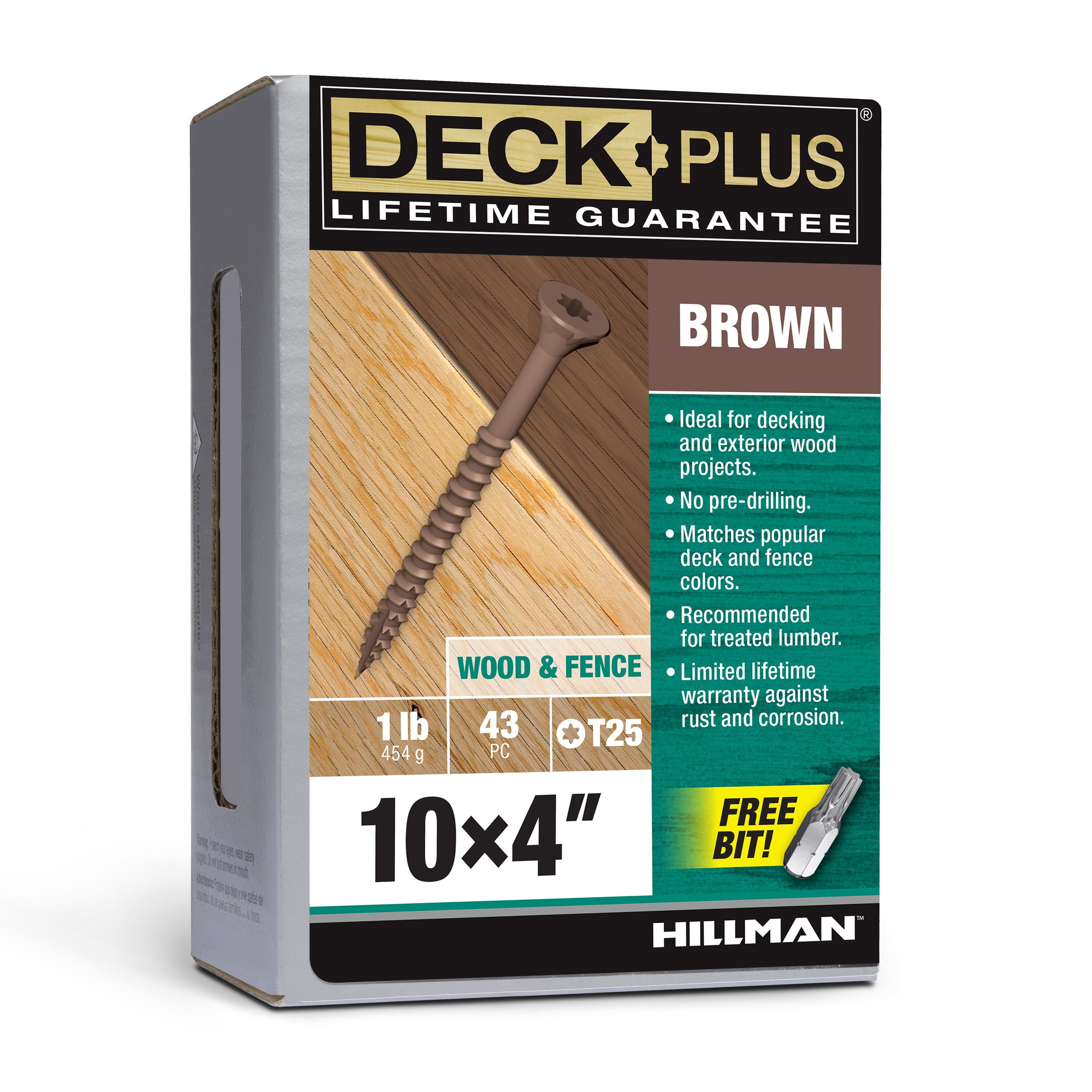 Deck Plus 10 X 4 In Wood To Wood Deck Screws 43 Per Box In The Deck   61155006 